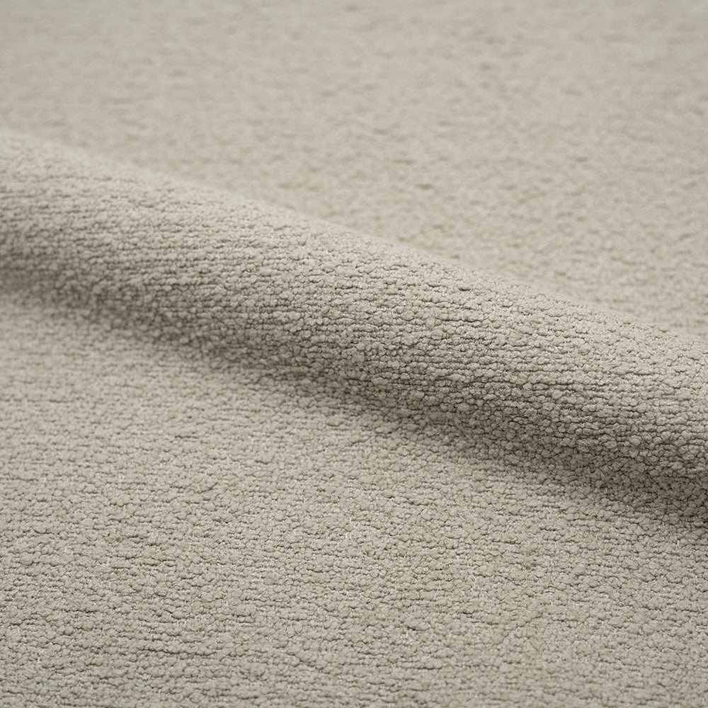 Chaise Groom beige en tissu bouclette (lot de 2)