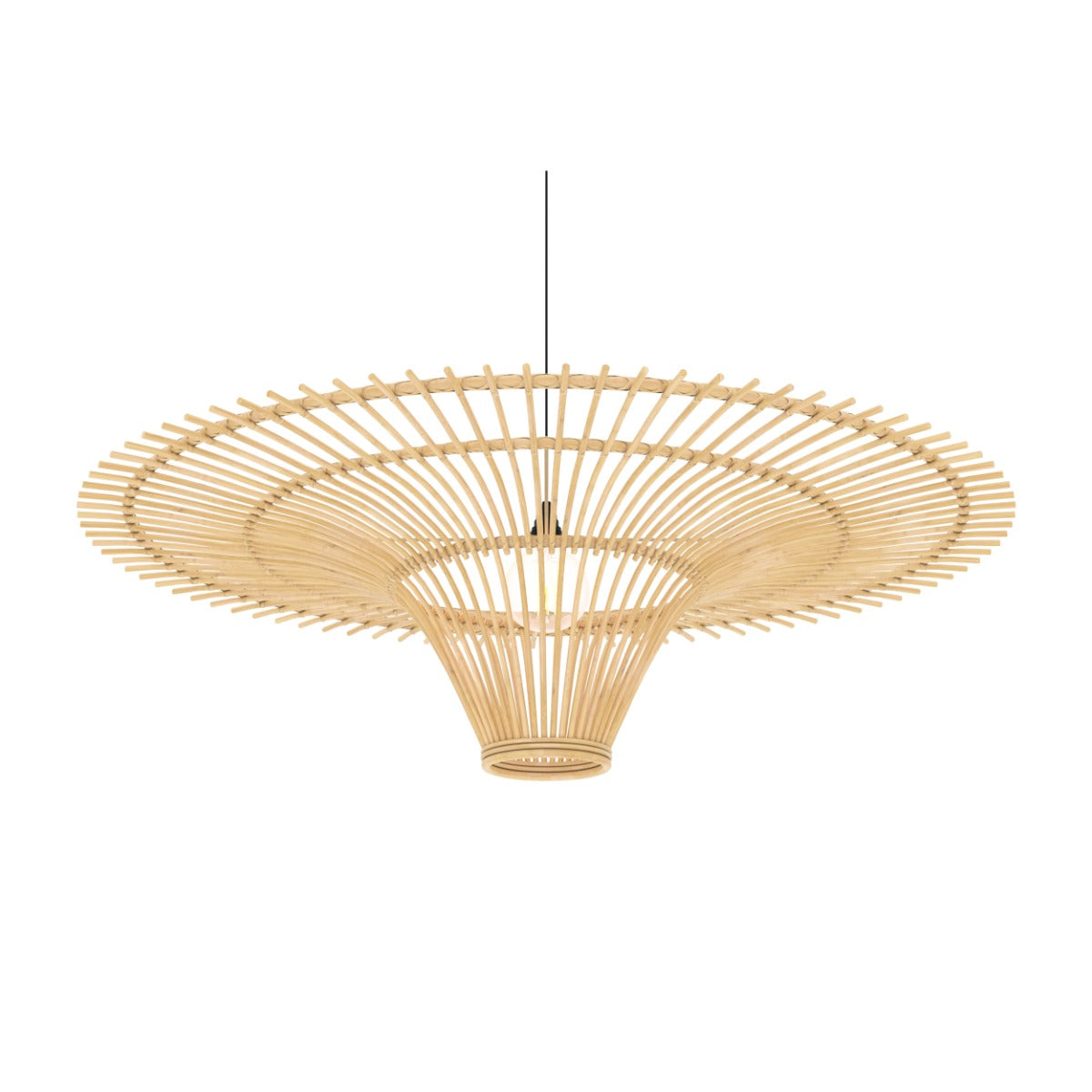 abat jour olga d 125 cm en rotin naturel