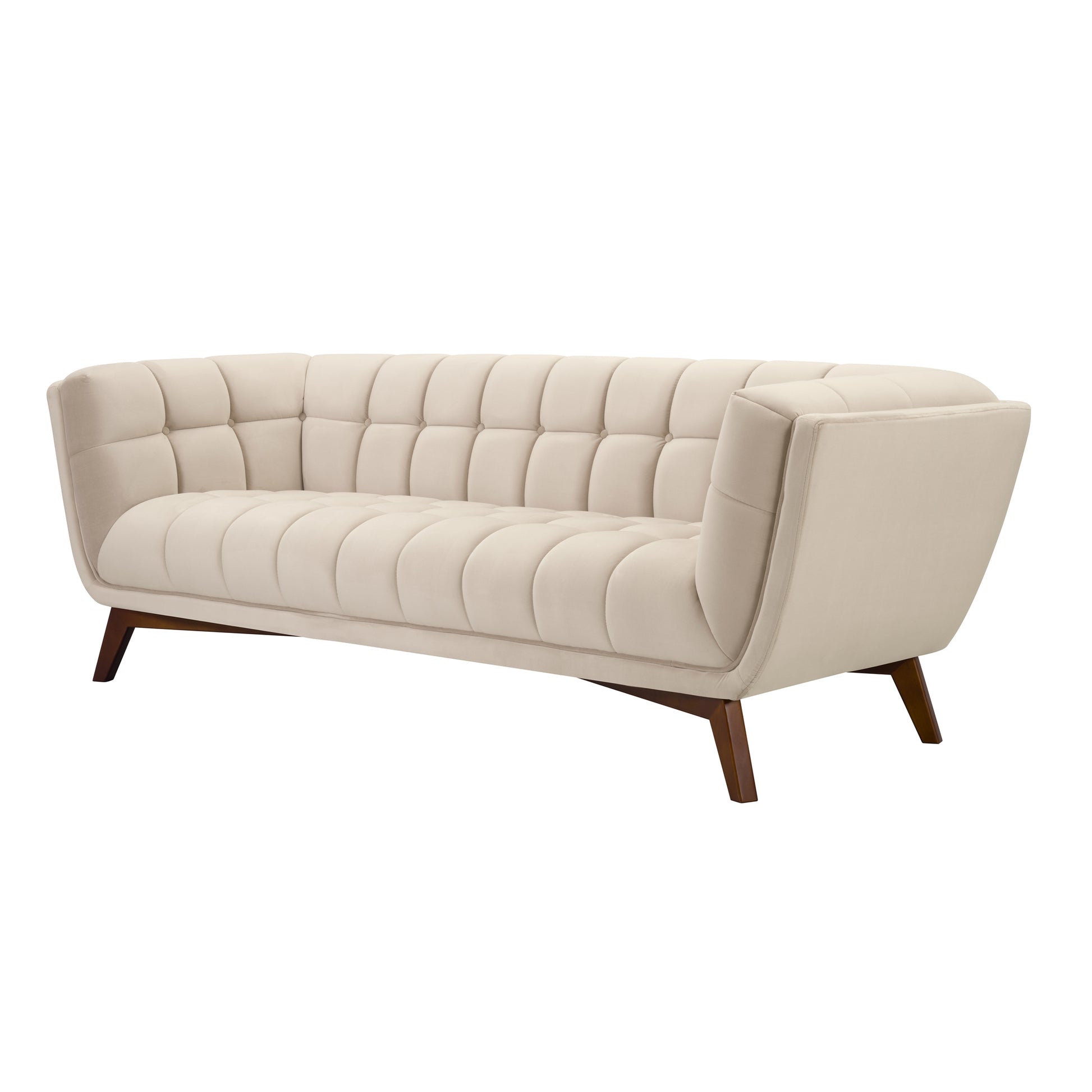 achat canape 3 places en velours beige