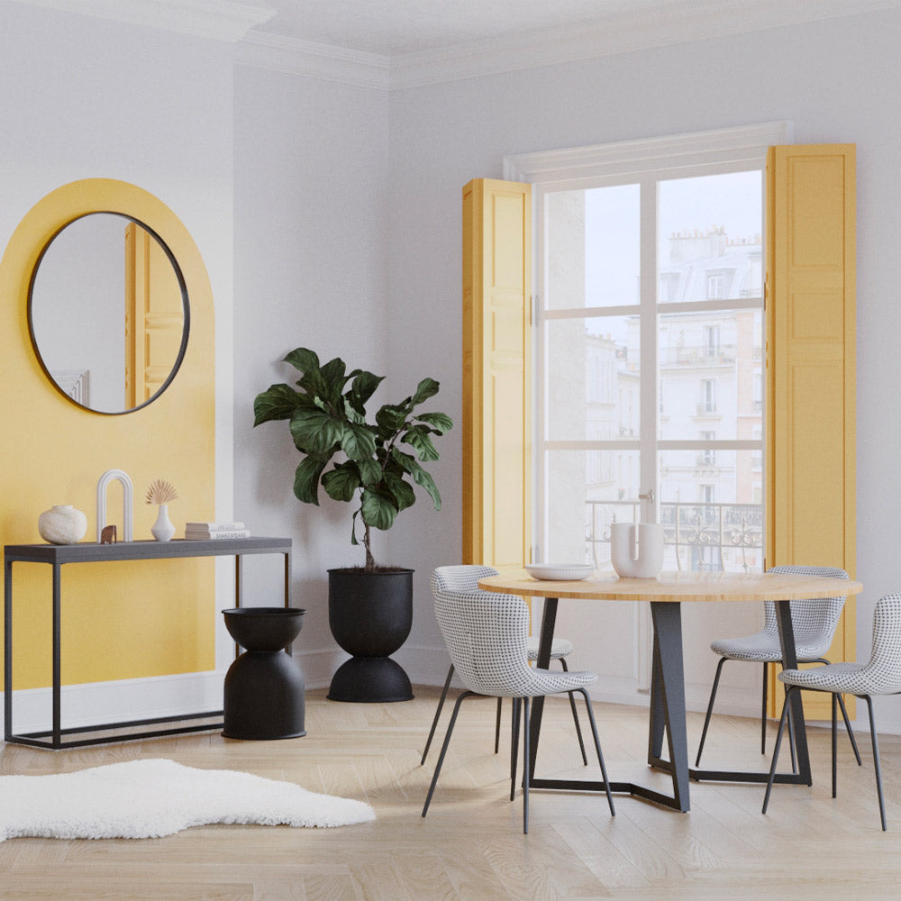 achat chaise koko a motif noir et blanc