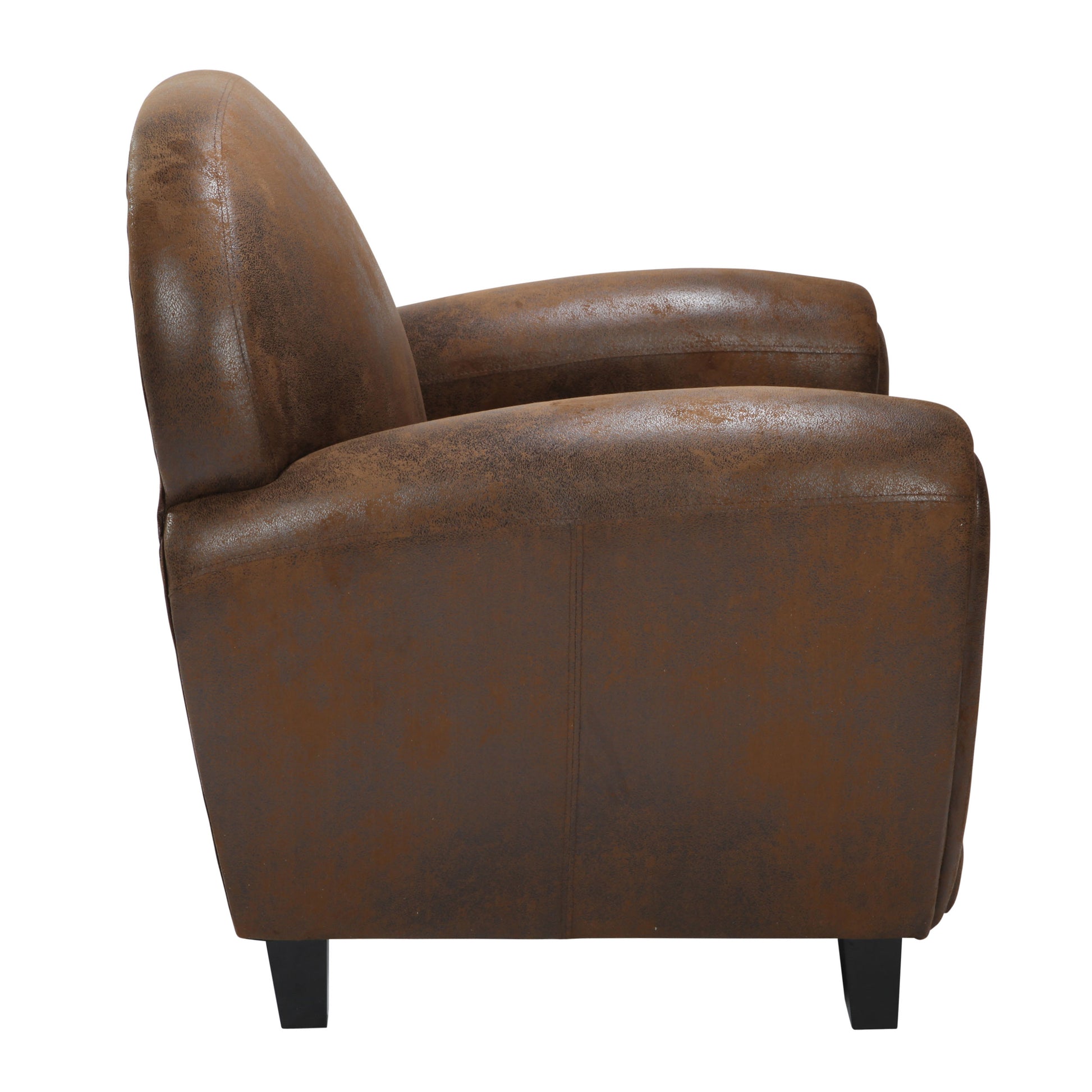 achat fauteuil confortable marron cuir