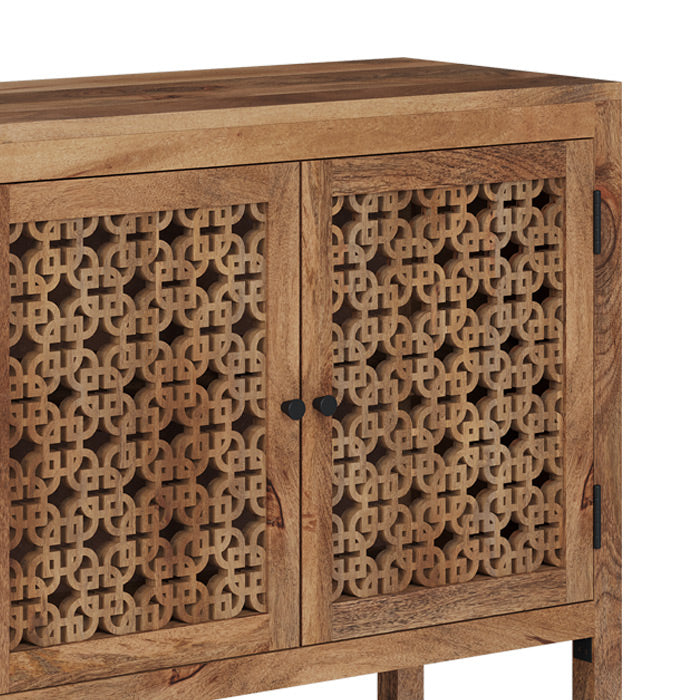 achat petit buffet bois de manguier jaya