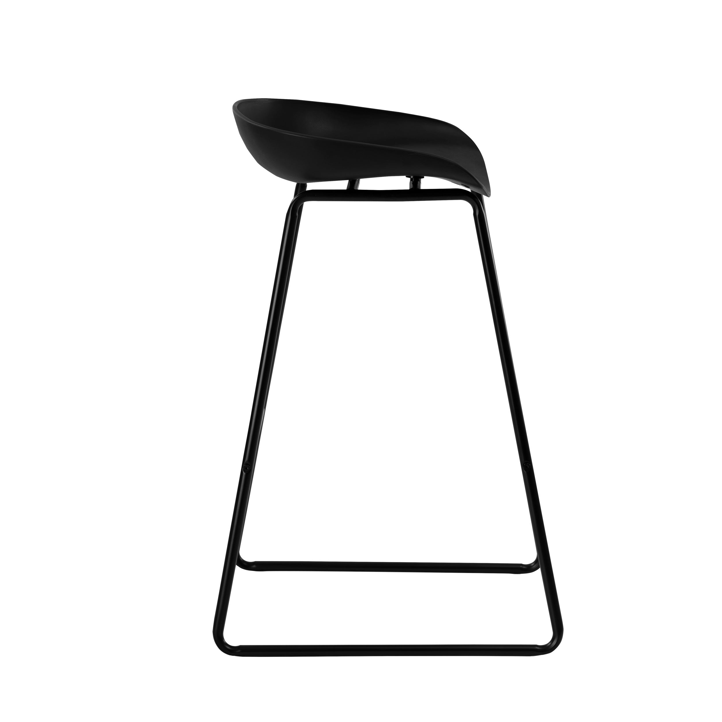 achat tabouret de bar lot de 2 design noir