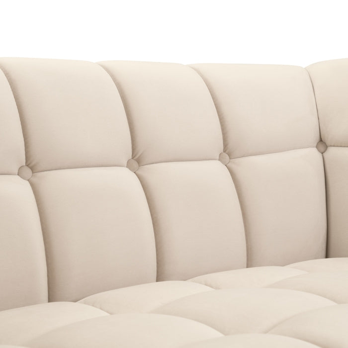 acheter canape beige velours molletonne