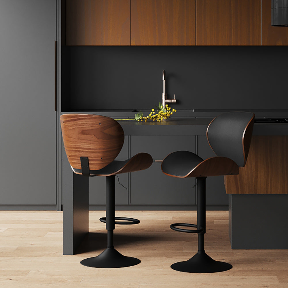 acheter chaise de bar noir cuir synthetique