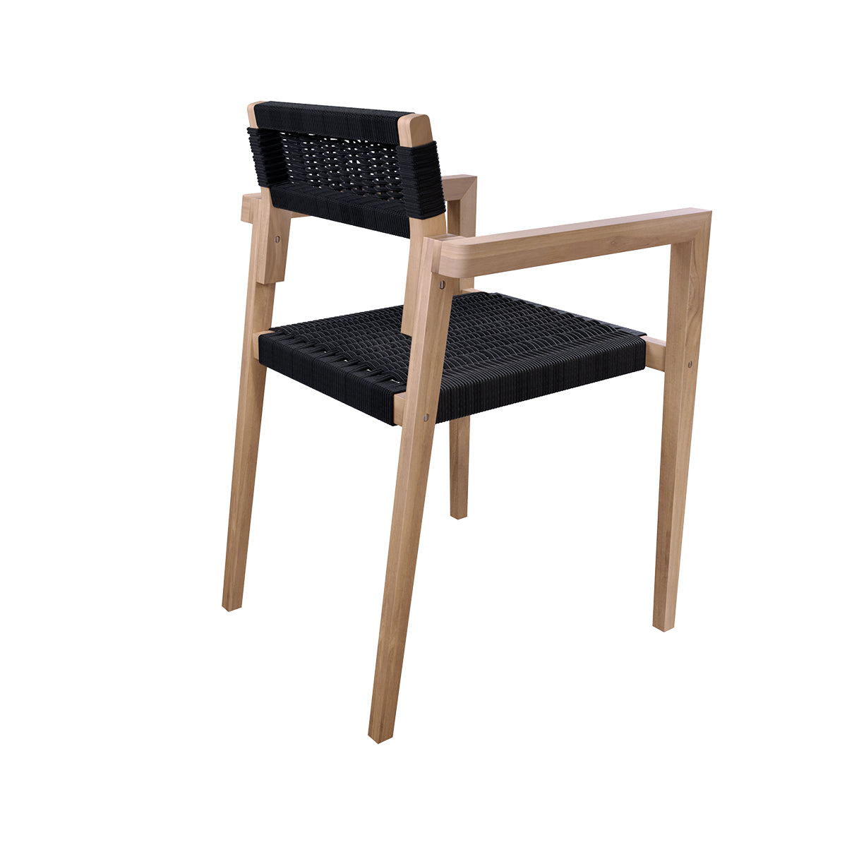 acheter chaise jardin en teck et resine tressee