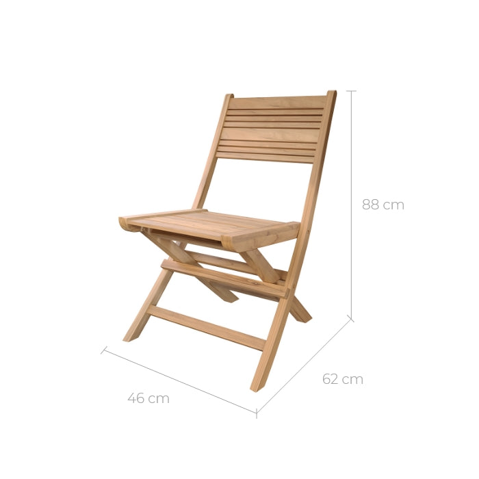acheter chaise jardin pliante teck
