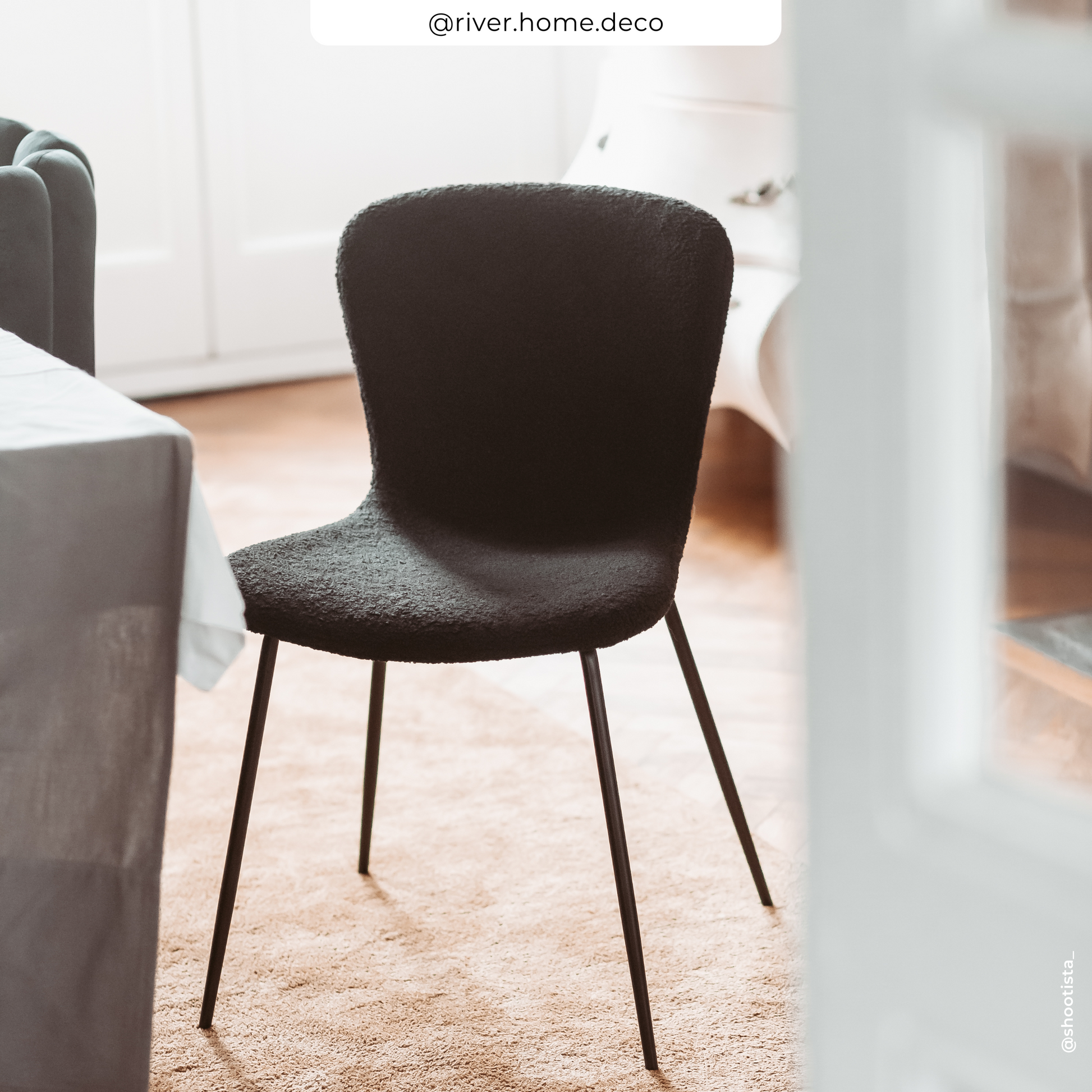 acheter chaise koko lot de 2 noire ugc quatre