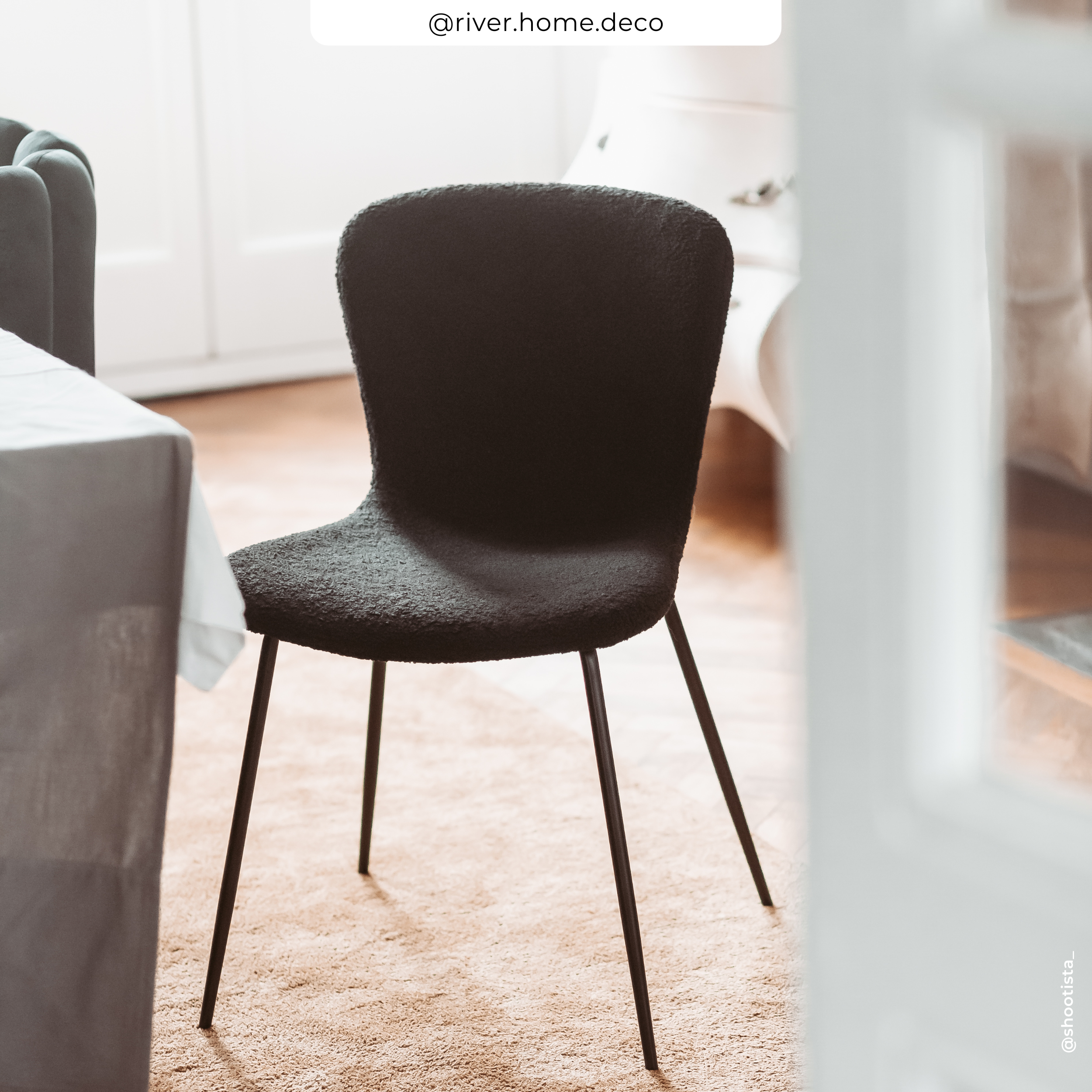 acheter chaise koko lot de 2 noire ugc quatre