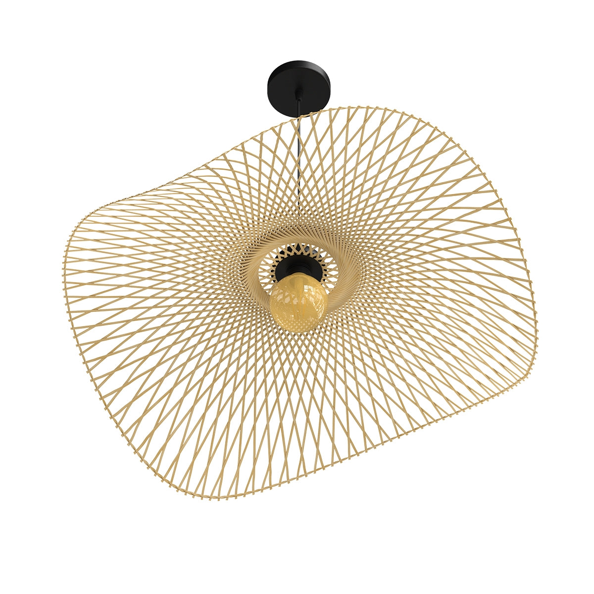 acheter suspension arrondie en bambou