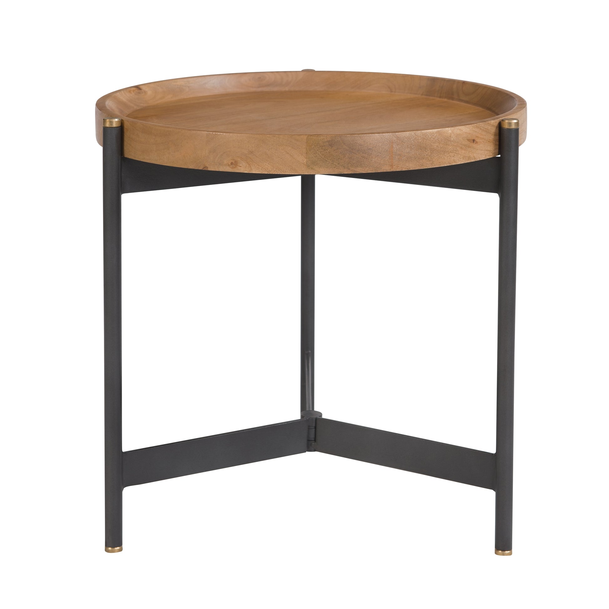 acheter table basse ronde en bois plateau