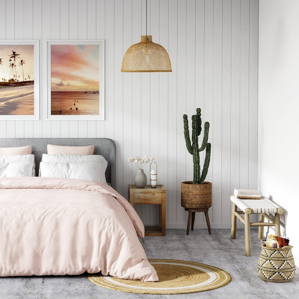 acheter table de chevet 1 tiroir en bois de manguier