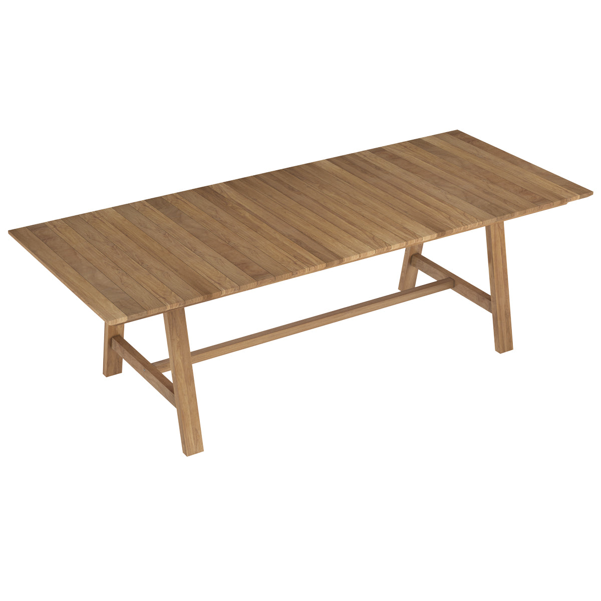 acheter table de jardin budi 240 cm en bois de teck massif