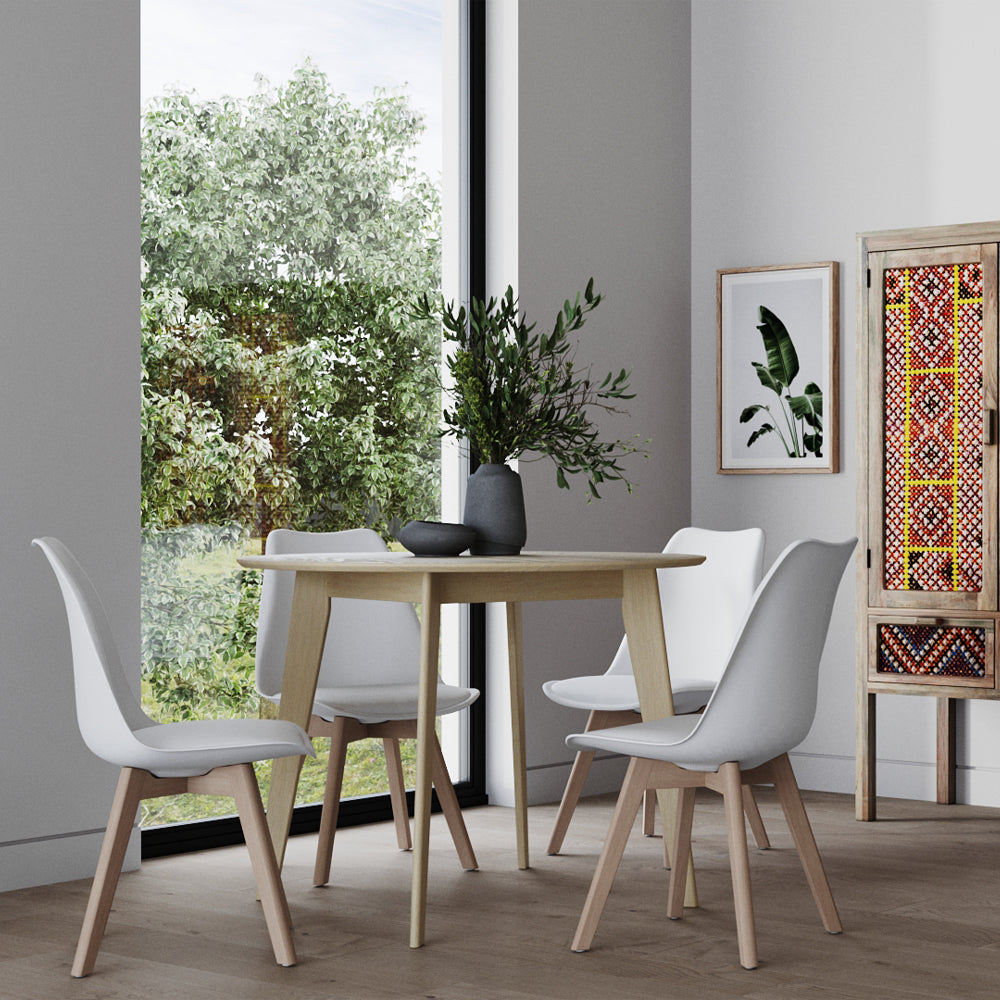 acheter table ronde en bois 100 cm