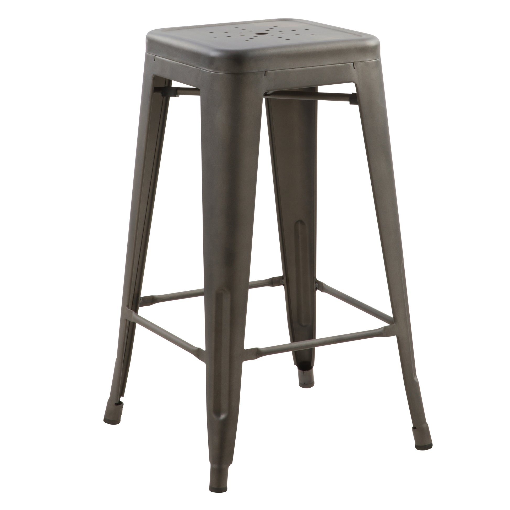 acheter tabouret de bar indus metal mat