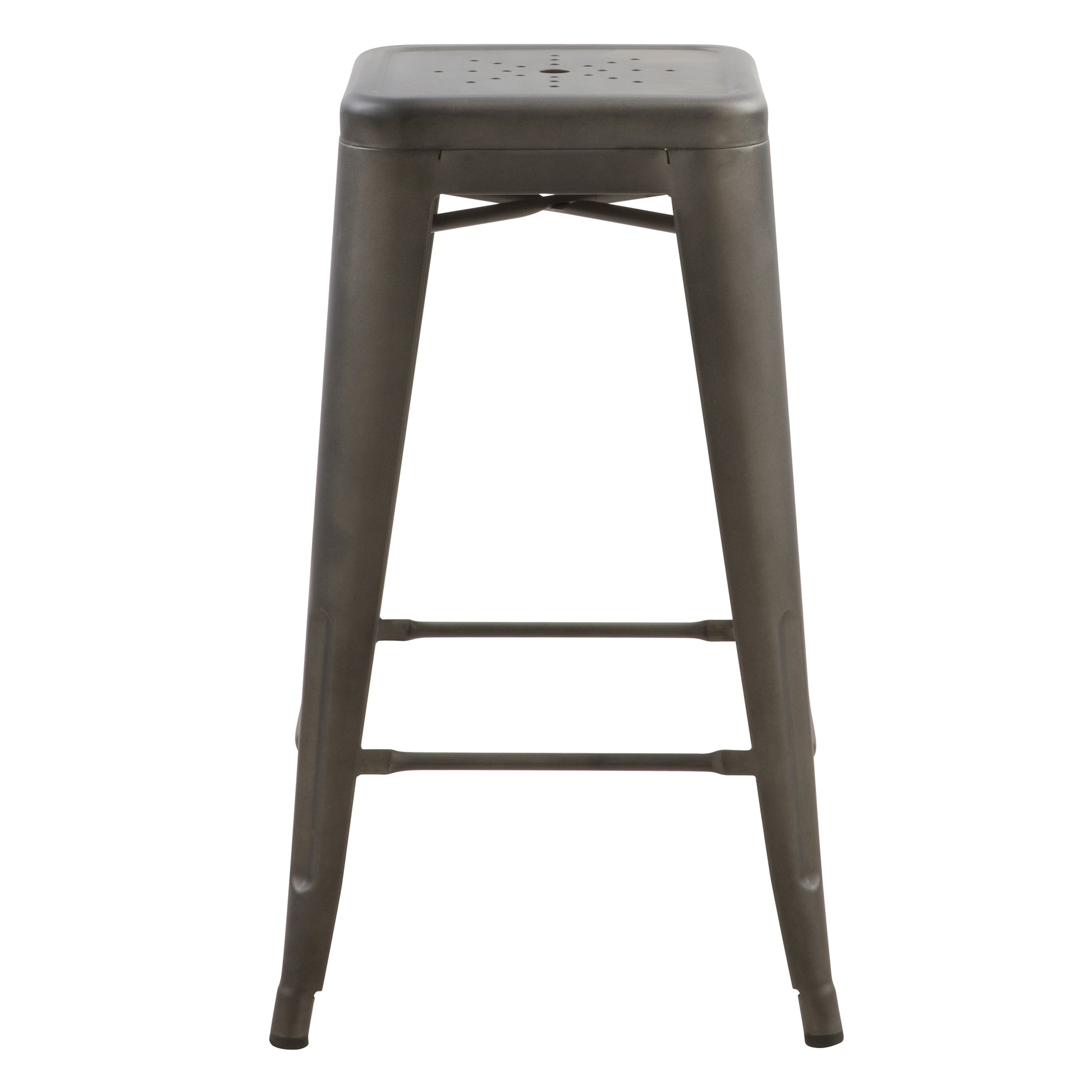 acheter tabouret de bar industriel gris mat