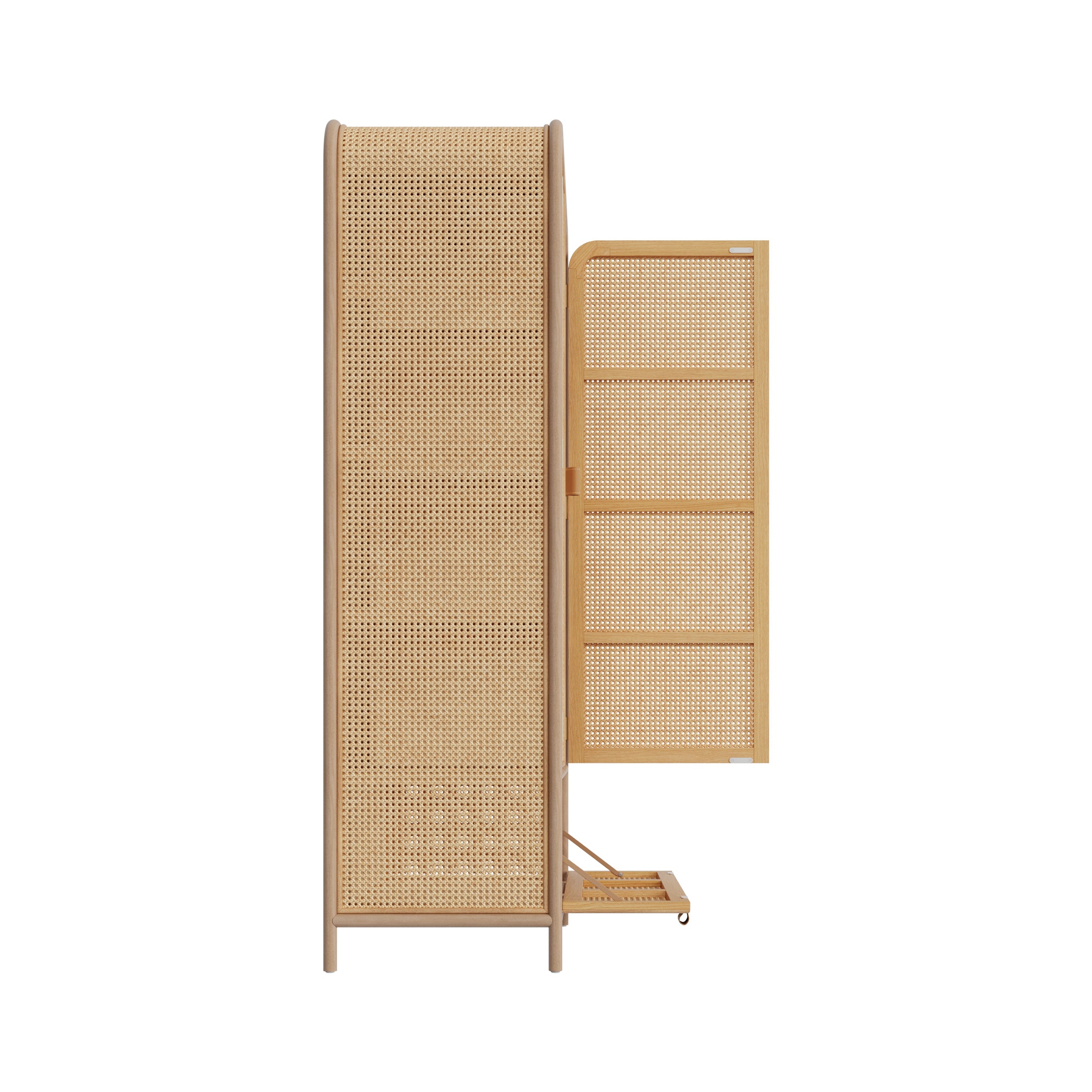 armoire rangement alata en canange et bois