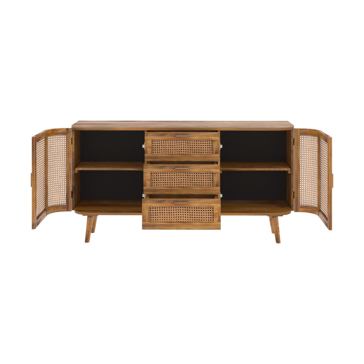 buffet 2 portes et 3 tiroirs wendy