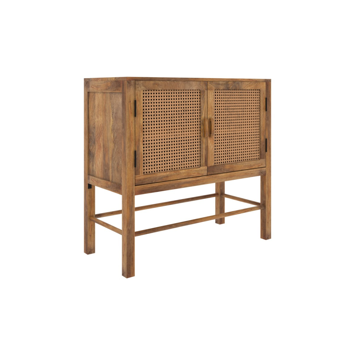 buffet en cannage tiki 2 portes