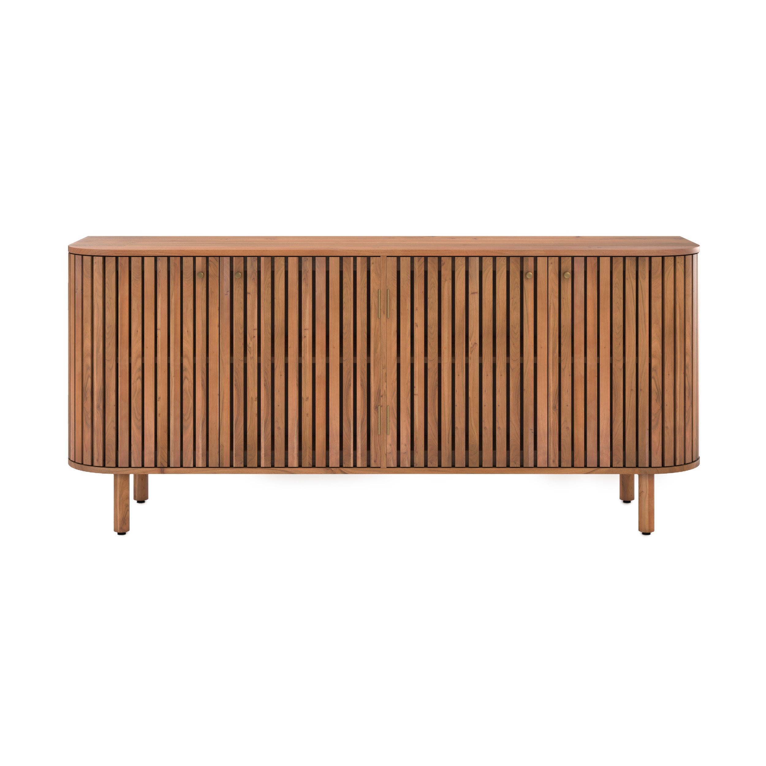 buffet paola en bois d acacia fond blanc