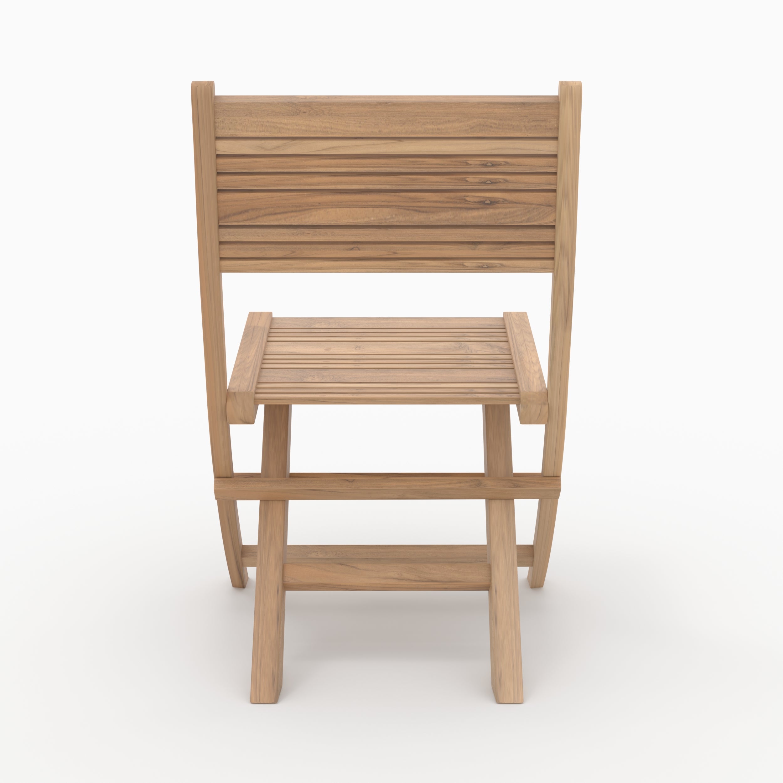 chaise de jardin nido en bois de teck pliante lot de 2