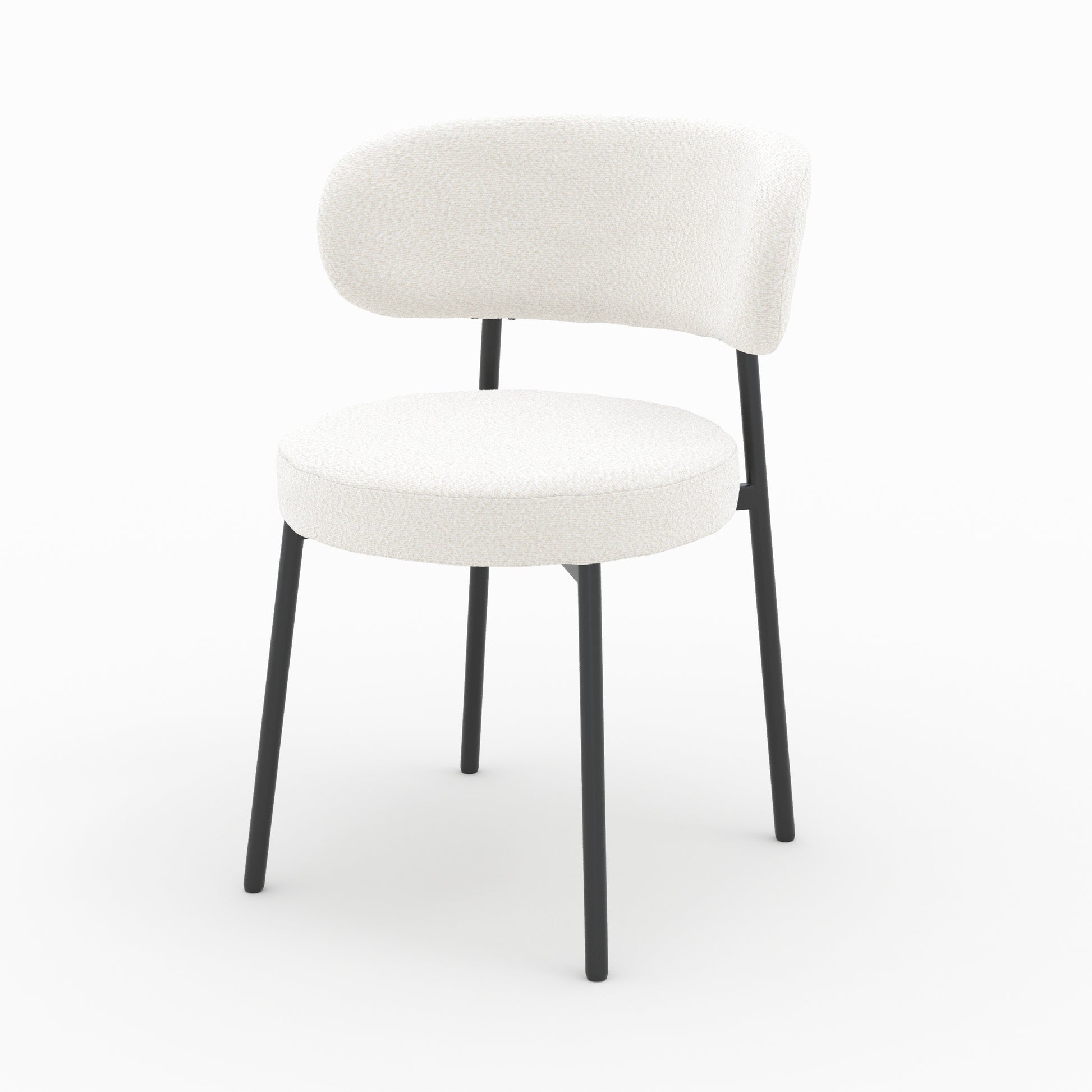 chaise en tissu boucle beige lot de 2 maelie_1