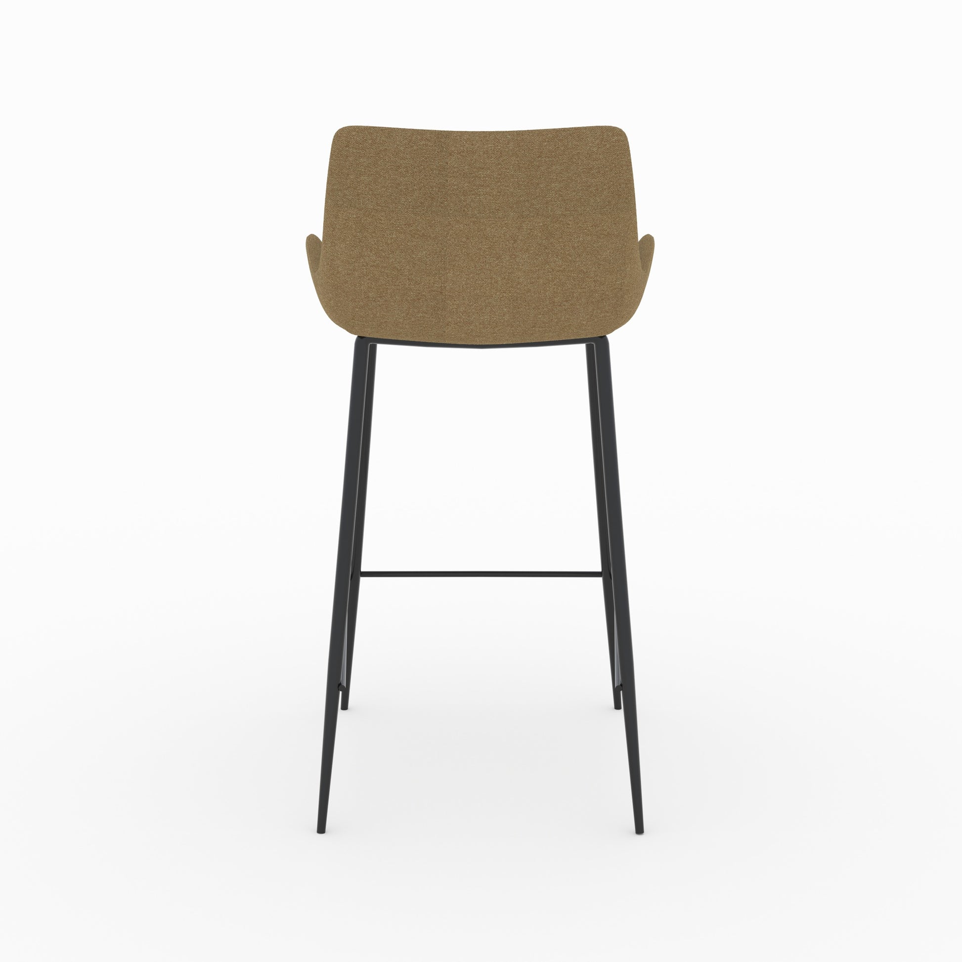 chaise pour ilot central en tissu jaune 65 cm lot 2