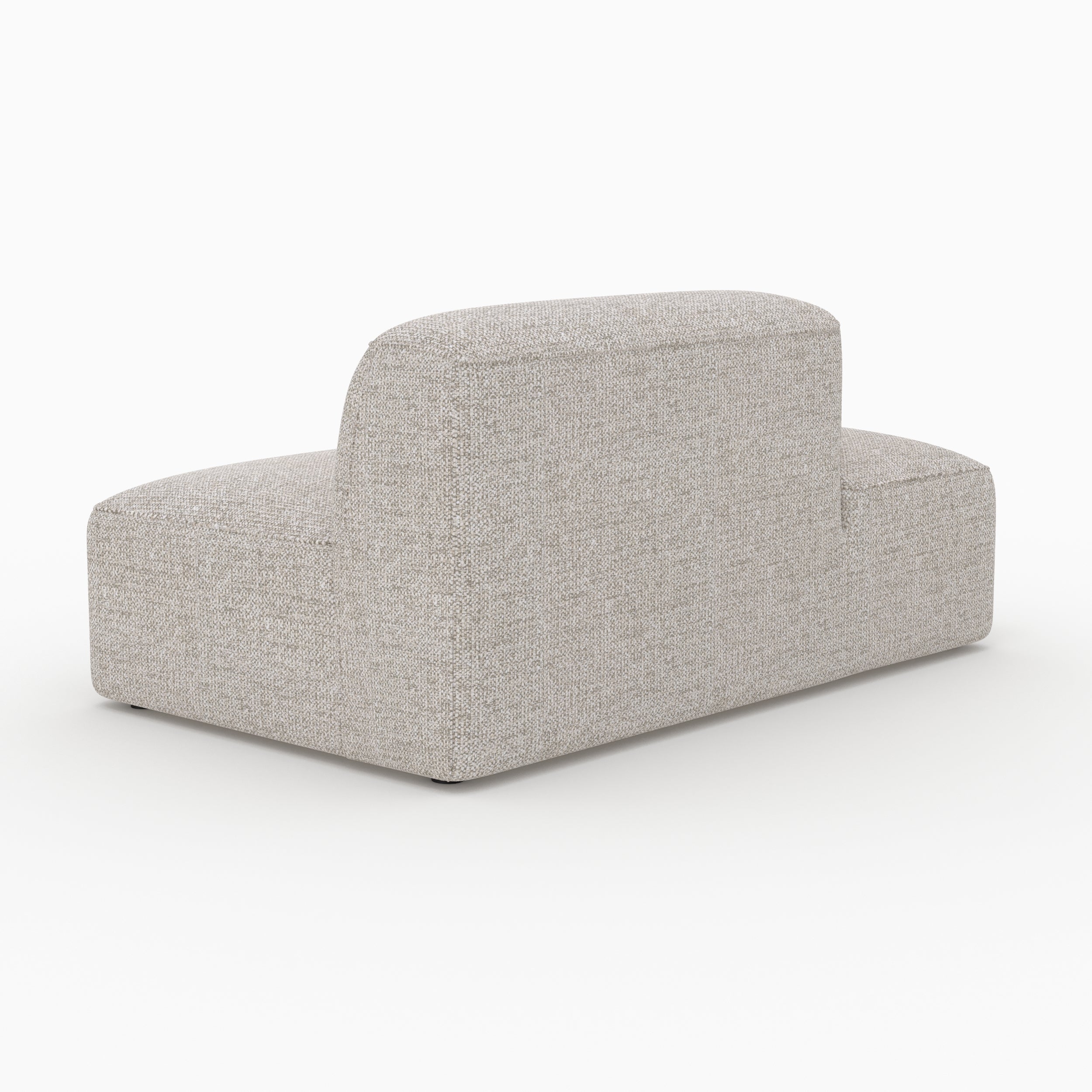 Meridianen Rückenlehne rechts Hestia für modulare Sofas aus beigem Stoff