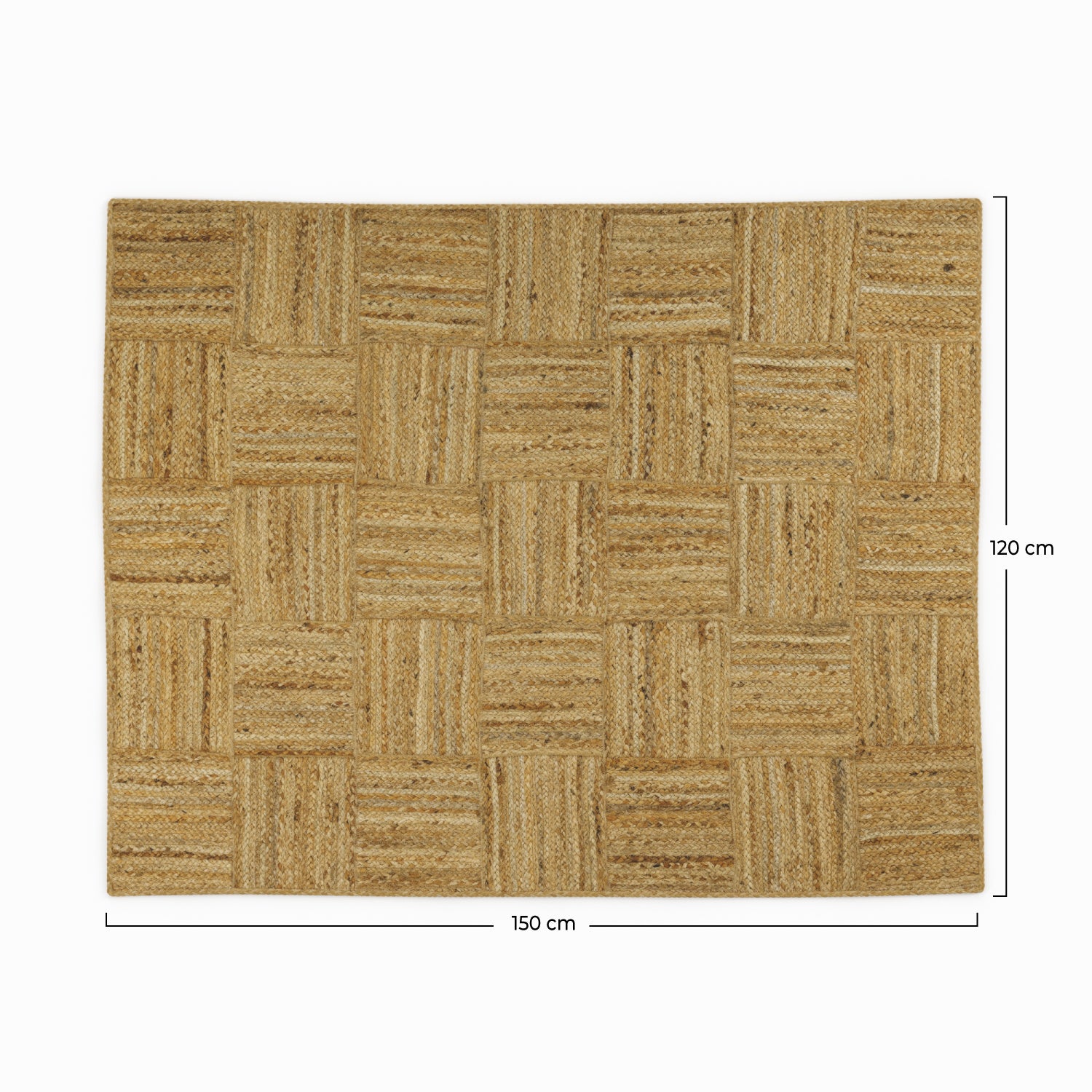 kara tapis en matiere naturelle 120 x 150 cm