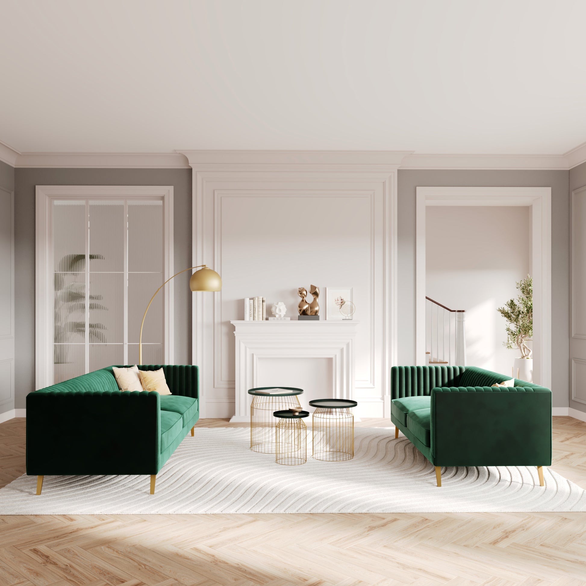 lamapdaire dore en metal arrondi dinard rdv deco