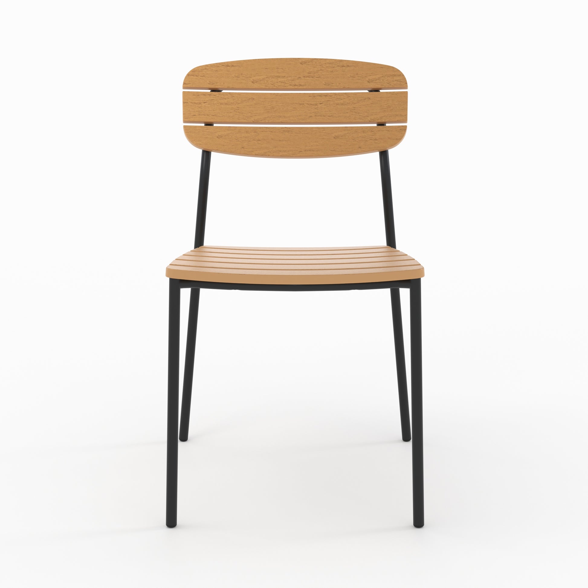 lot de 2 taya chaises de jardin en bois