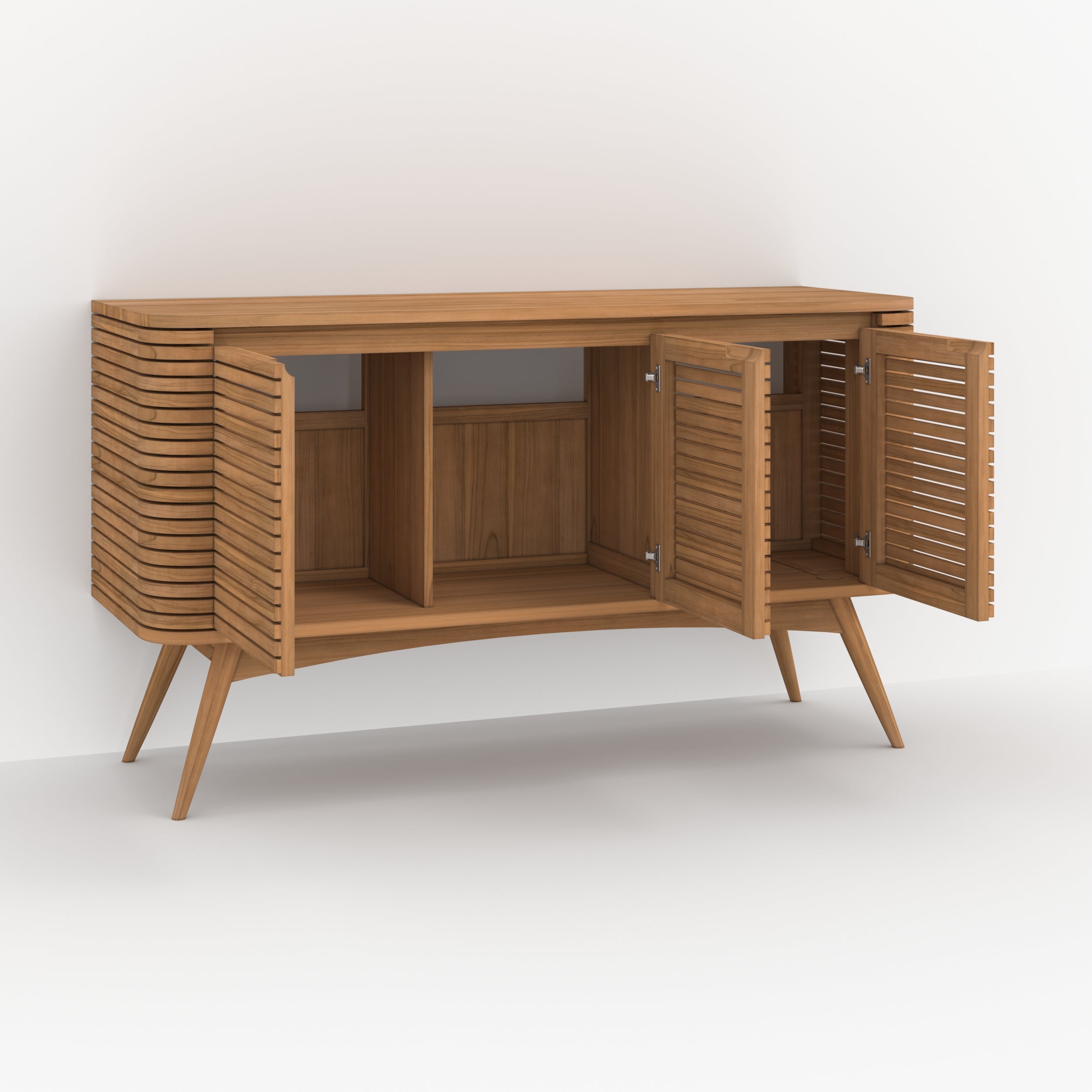 meuble de salle de bain auguste teck rectangulaire