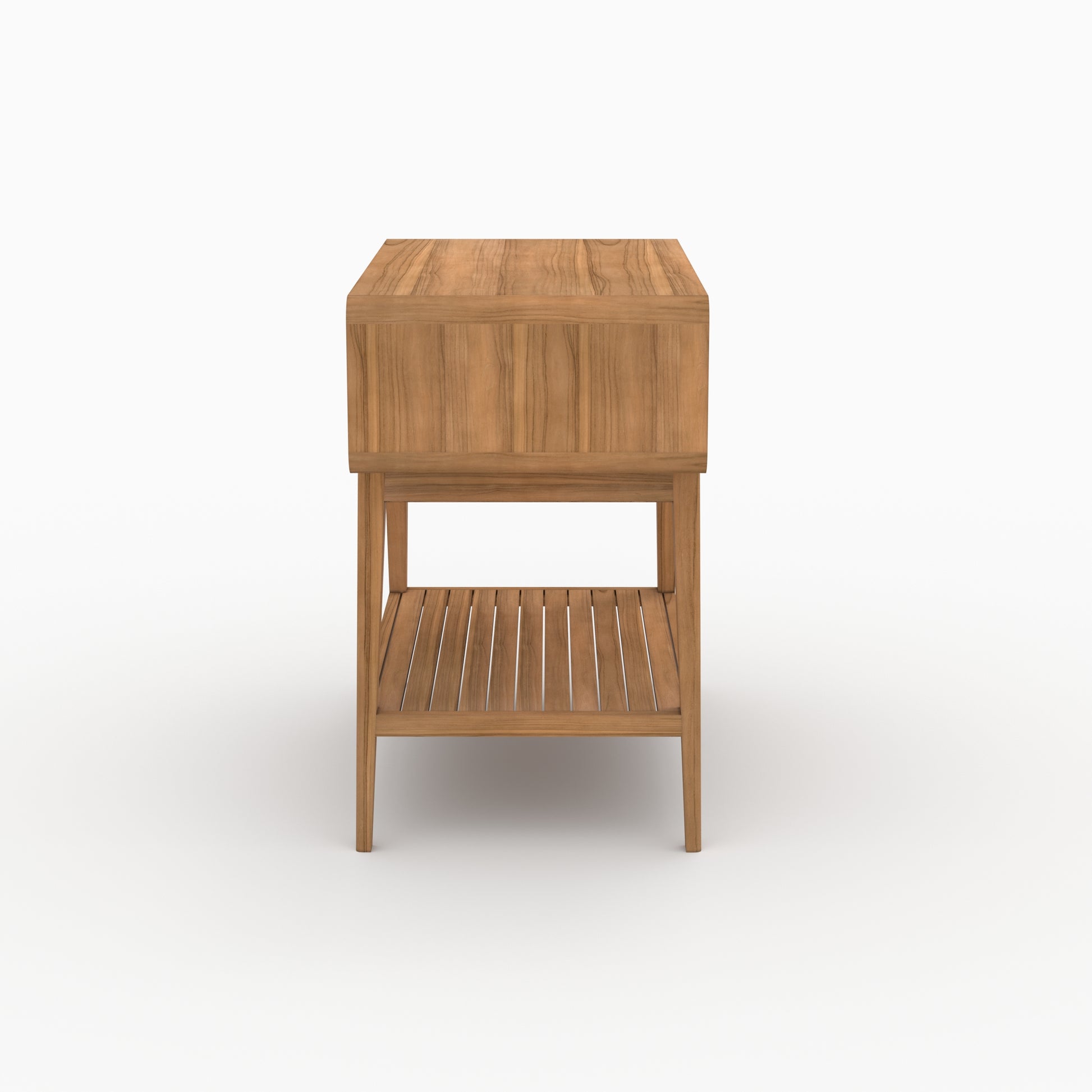 meuble kafa 90 cm teck rectangulaire