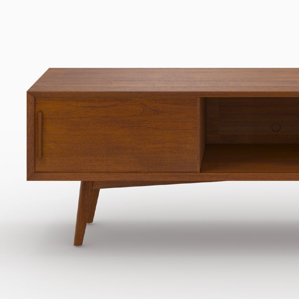 meuble tv 150cm teck waya rendez vous deco rangement