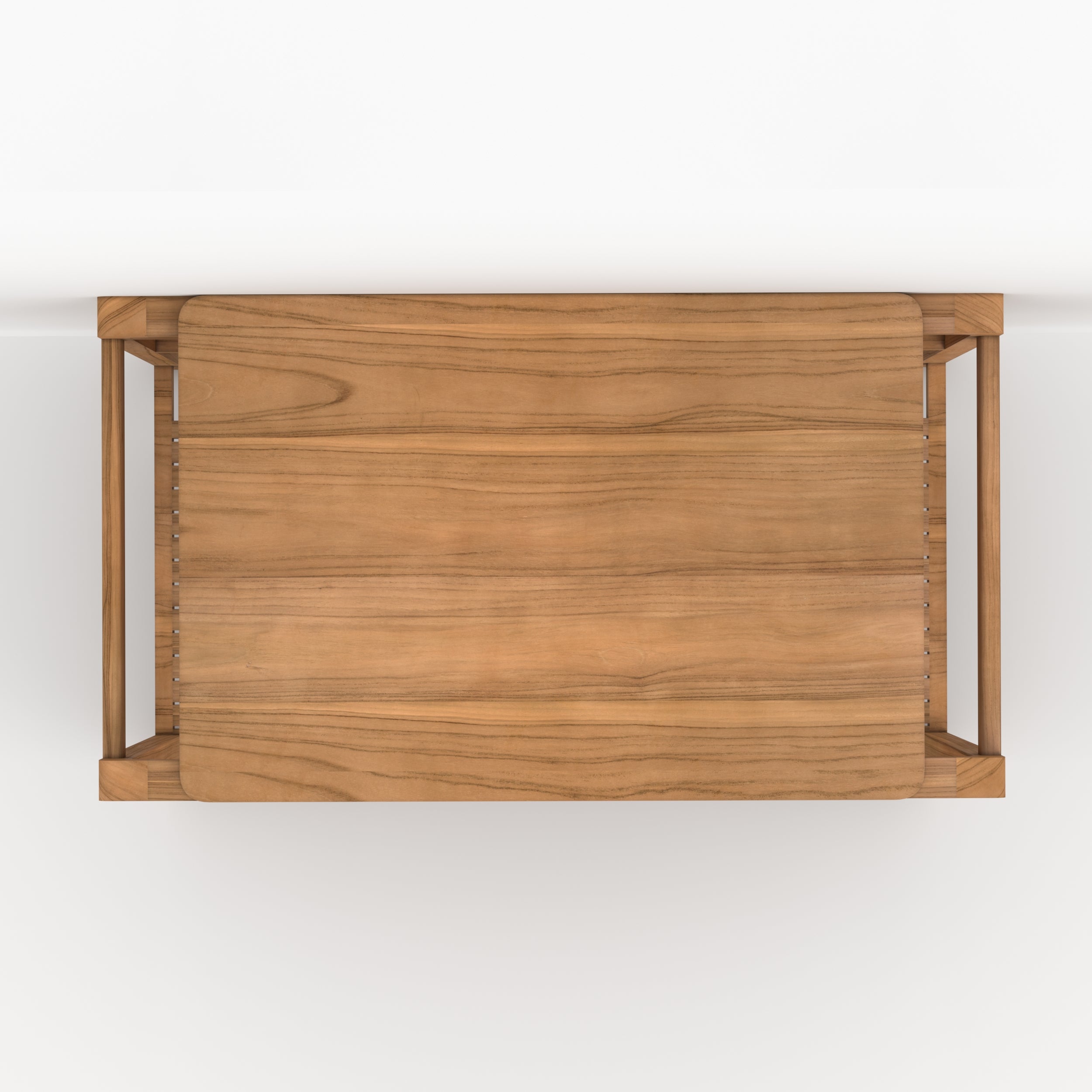 meuble vasque lucette en teck 90 cm