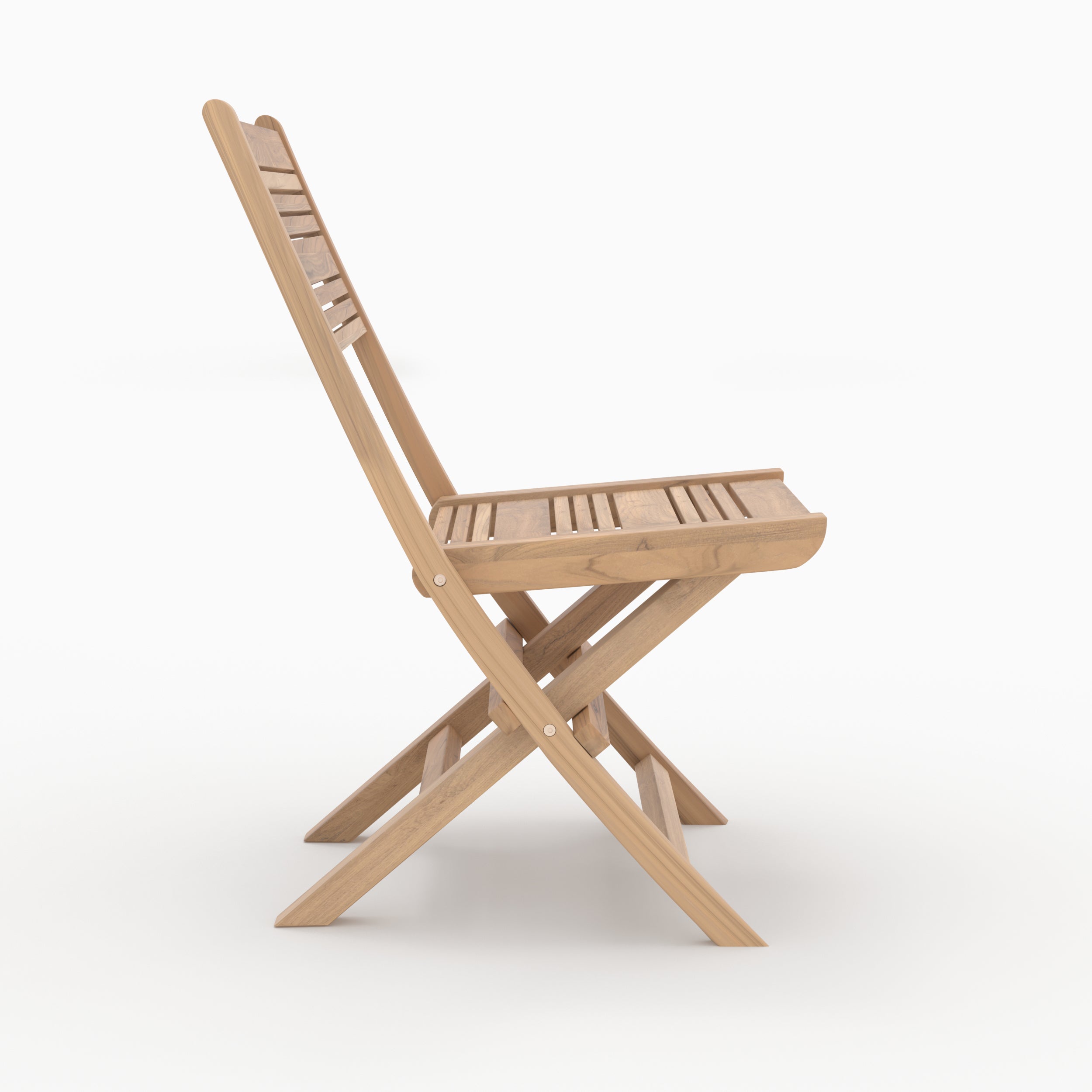 nido chaise de jardin en bois de teck pliante lot de 2