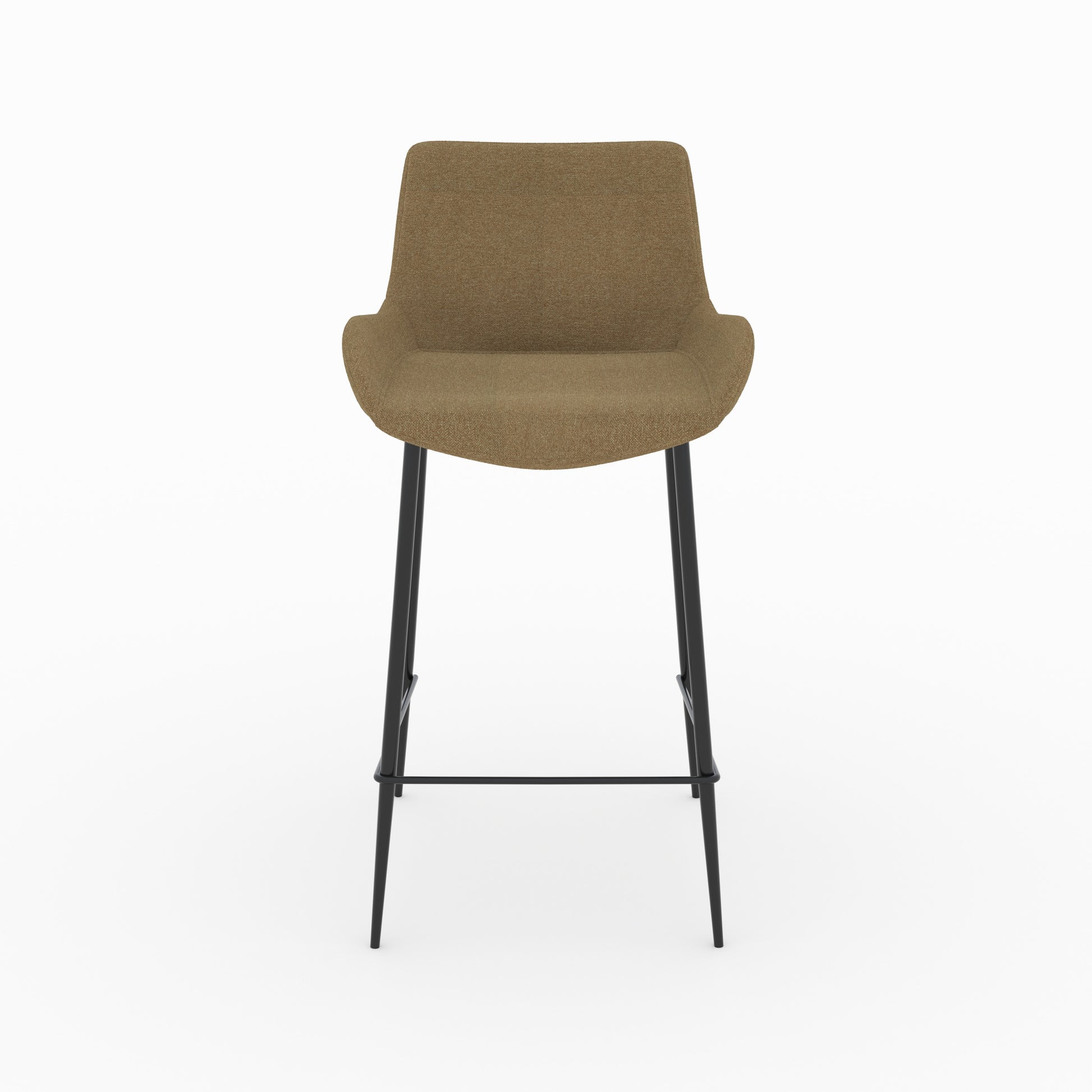 pirata chaise pour ilot central en tissu jaune 65 cm lot de 2