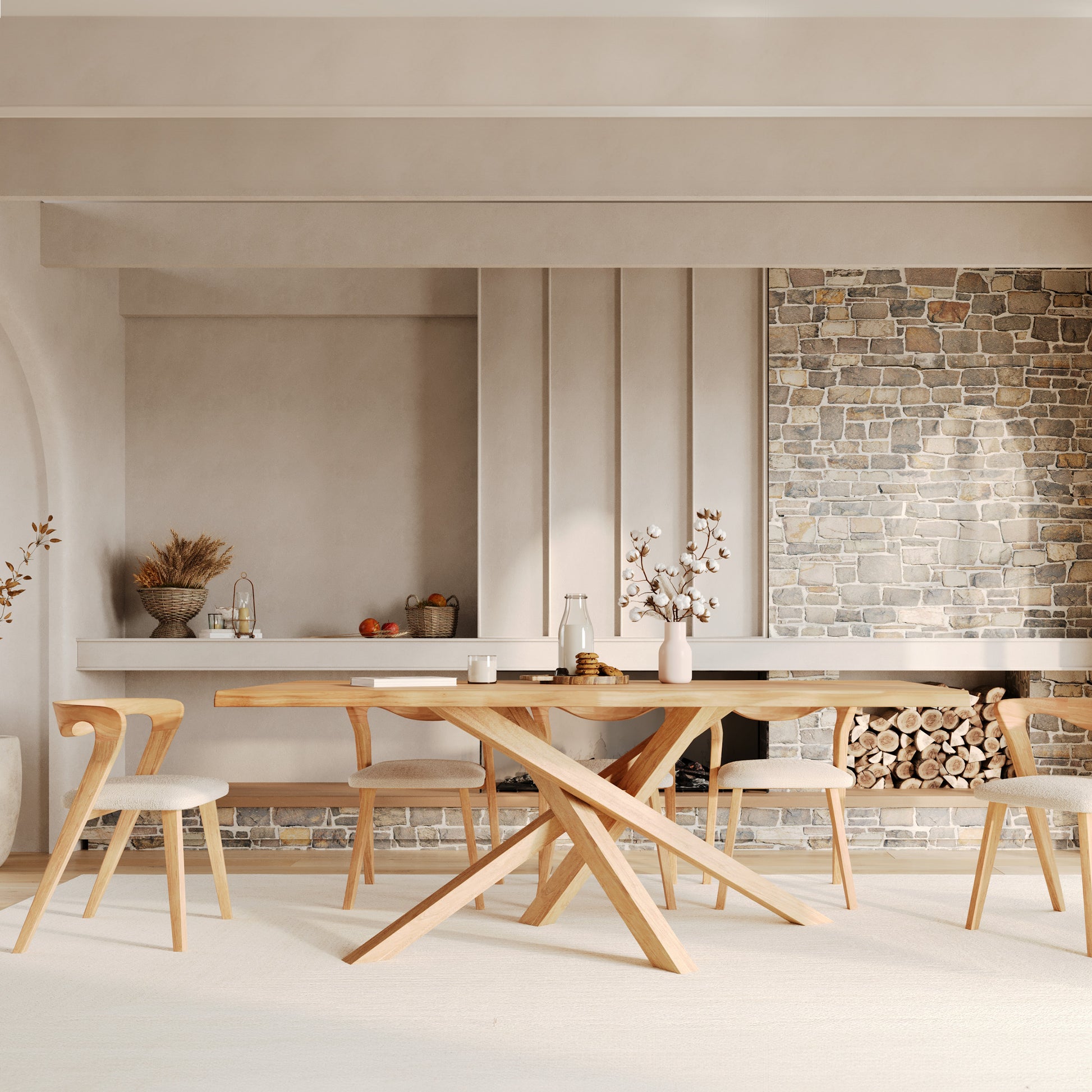 table 8 places bois clair hevea massif robin