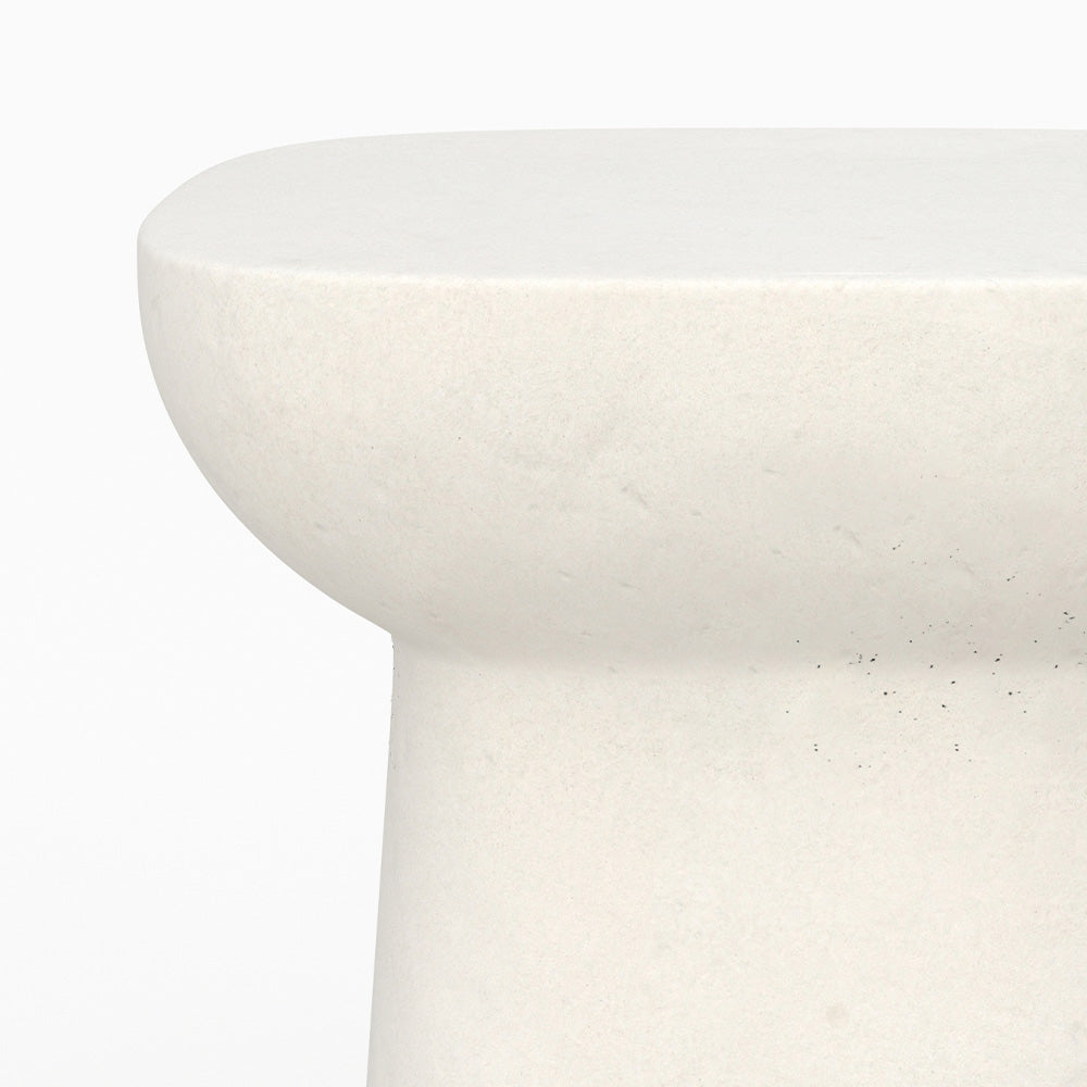 table basse beton blanc samui appoint