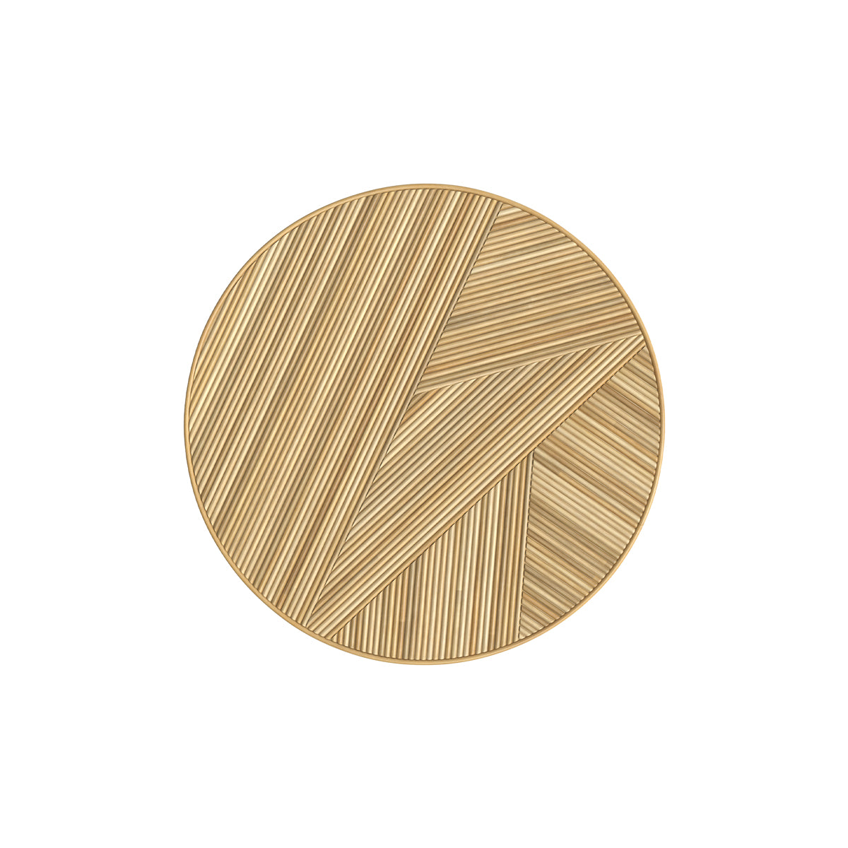 table basse ronde en rotin diametre 80 cm helene