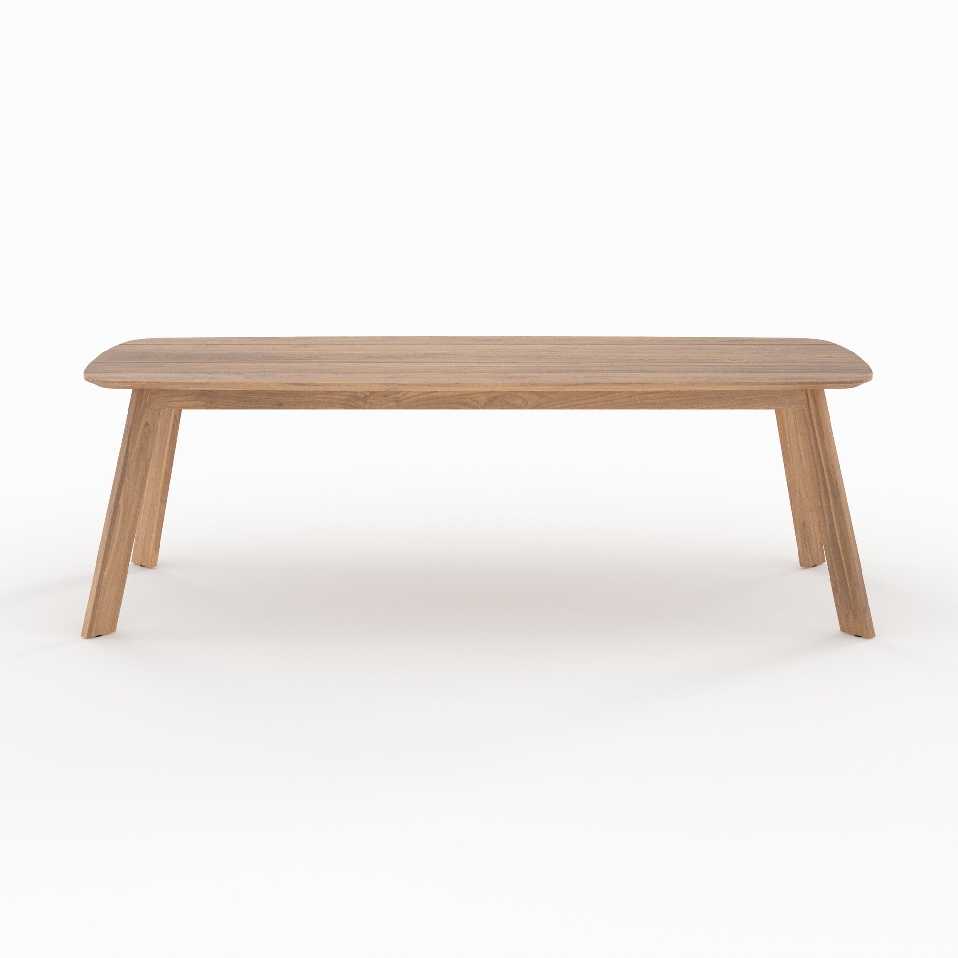 table de jardin en bois de teck recycle 10 personnes 240 cm lumo