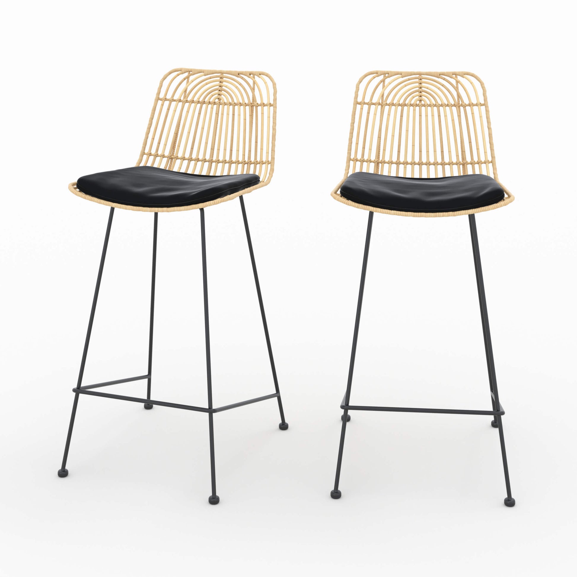 tabouret de bar en rotin goa