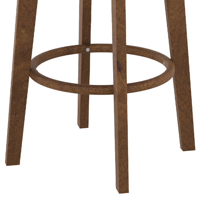 tabouret de bar noir et bois clair 66 cm vahina