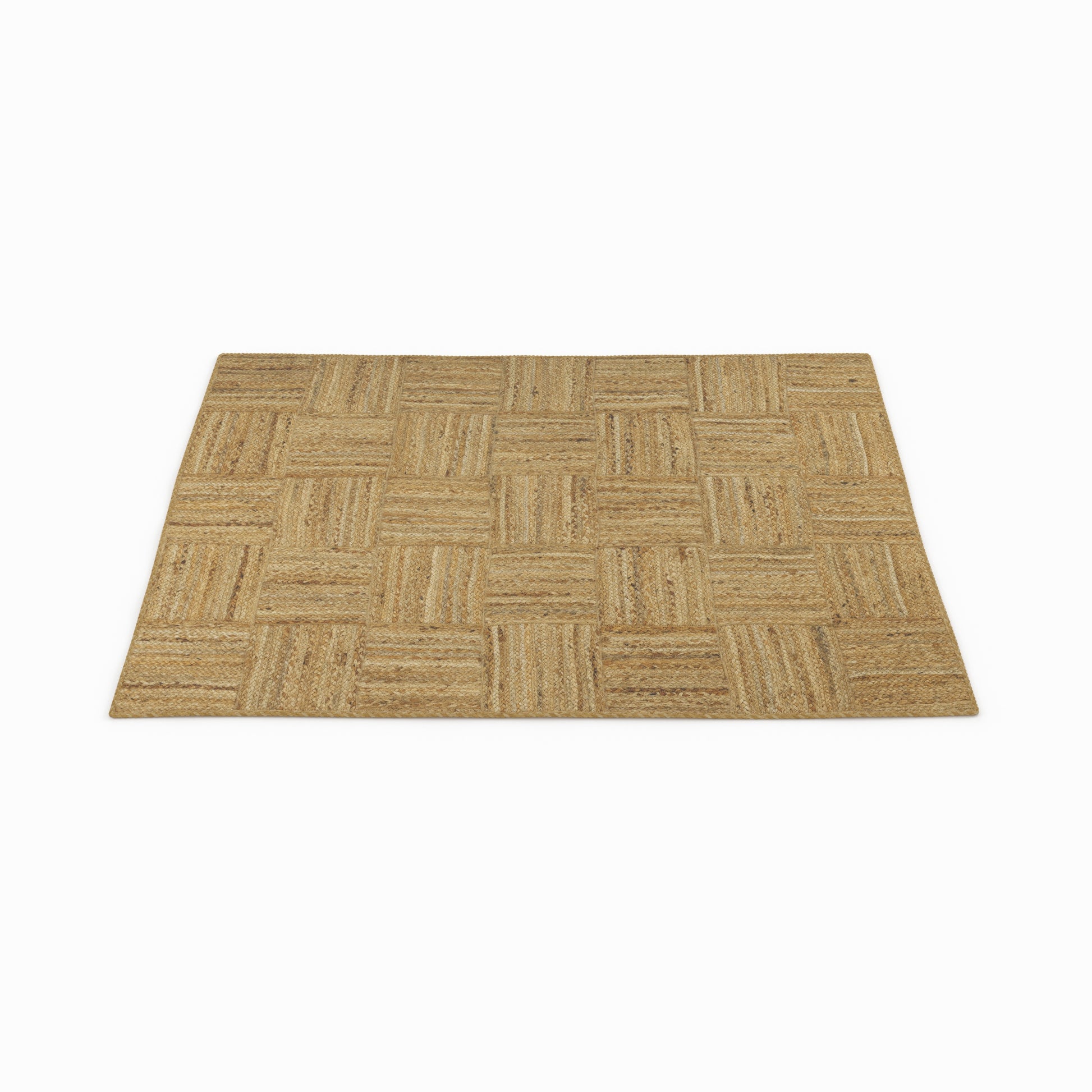 tapis en jute beige 120 x 150 cm kara