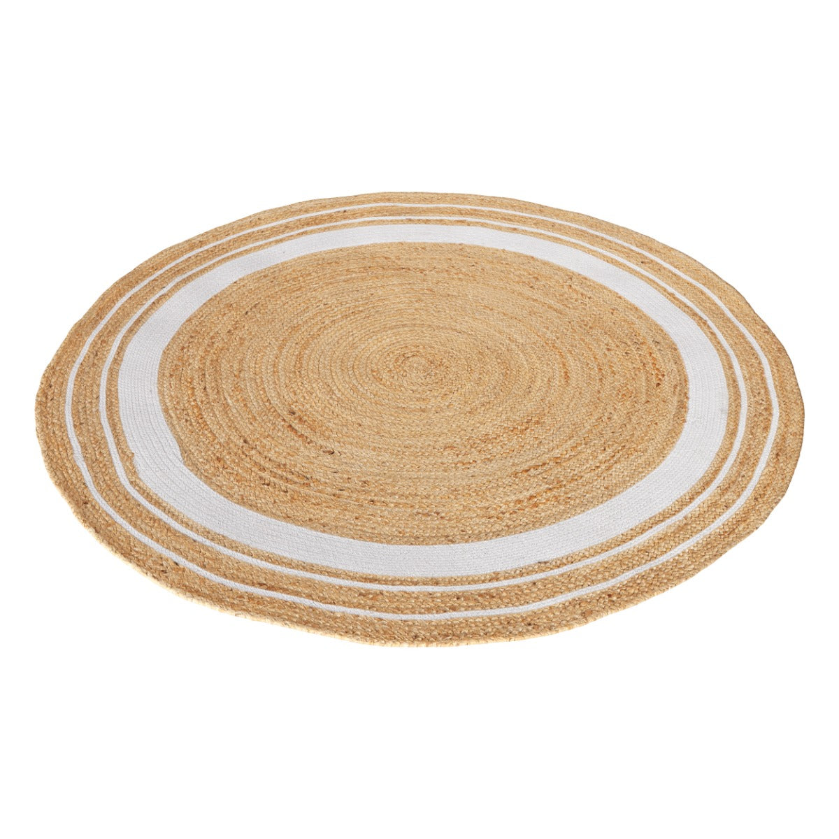 tapis rond en jute naturel d 150 cm anais