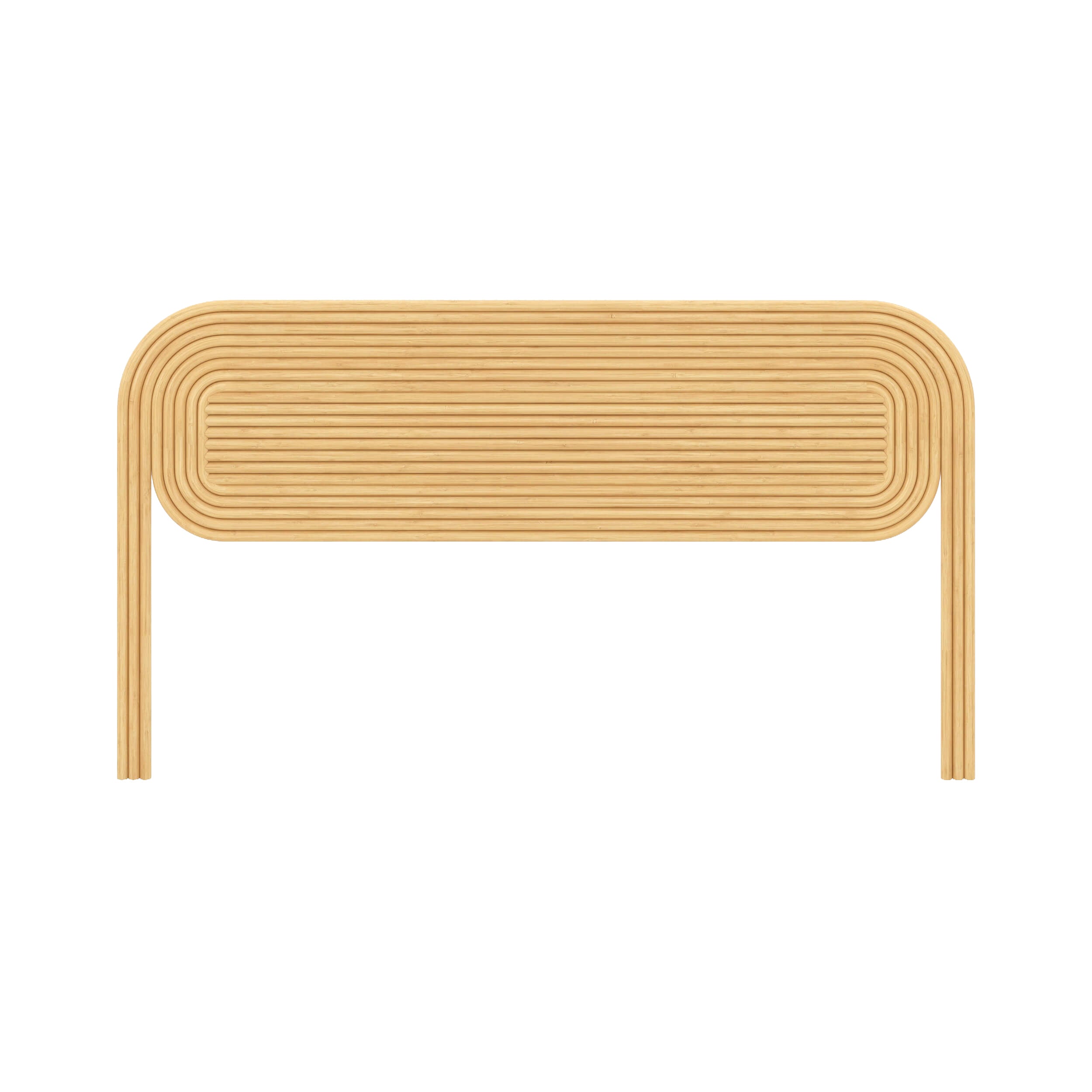 tete de lit 2 places 160 cm rotin naturel paloma