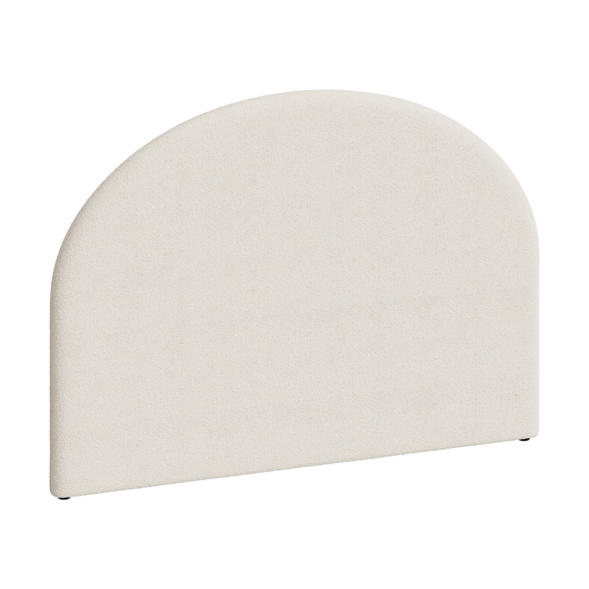 tete de lit en tissu boucle beige 160 cm eva