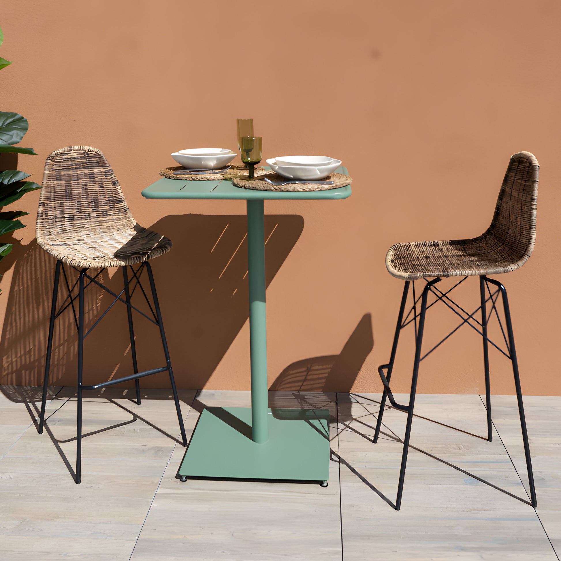 tiptur chaise bar 76 cm resine