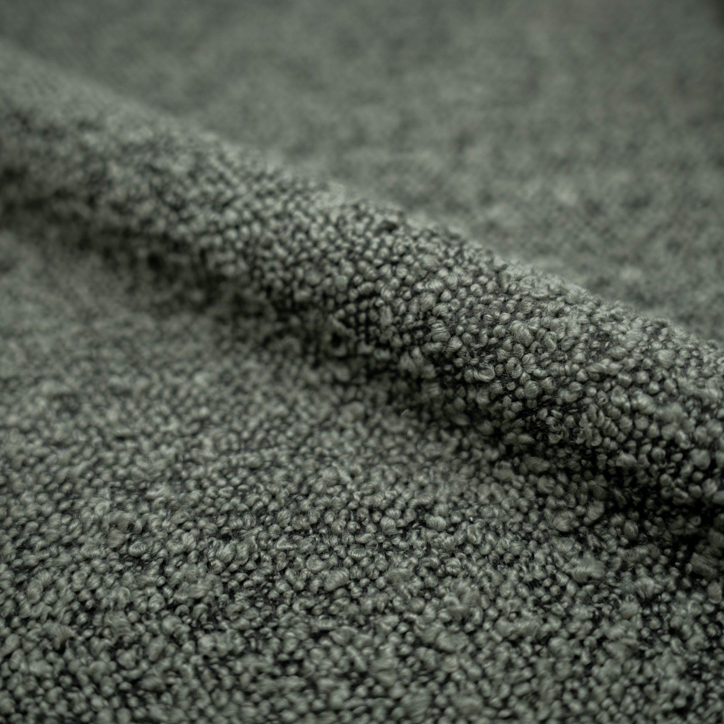 tissu boucle vert 2 chaises iris