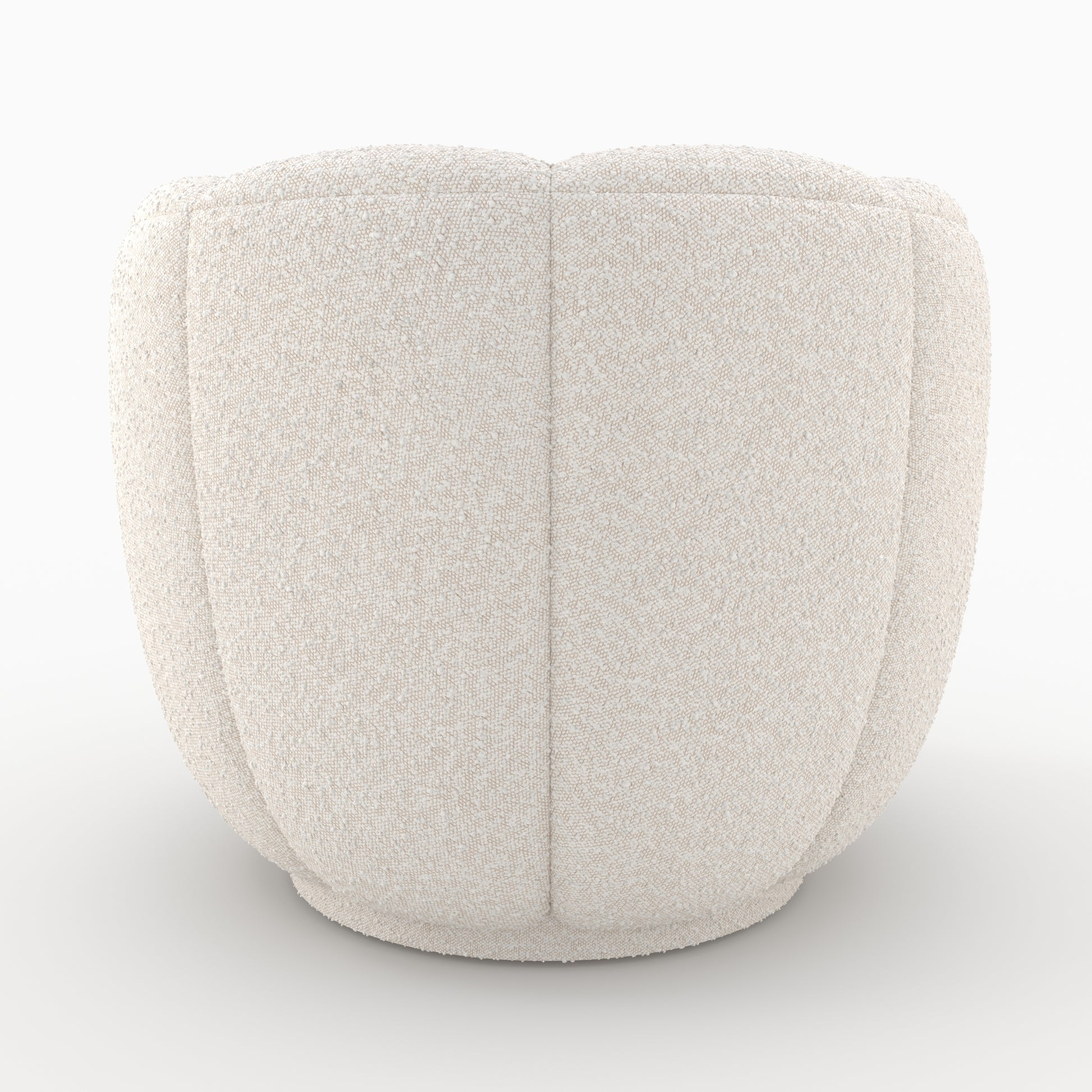 yse tissu boucle blanc fauteuil rendez vous deco